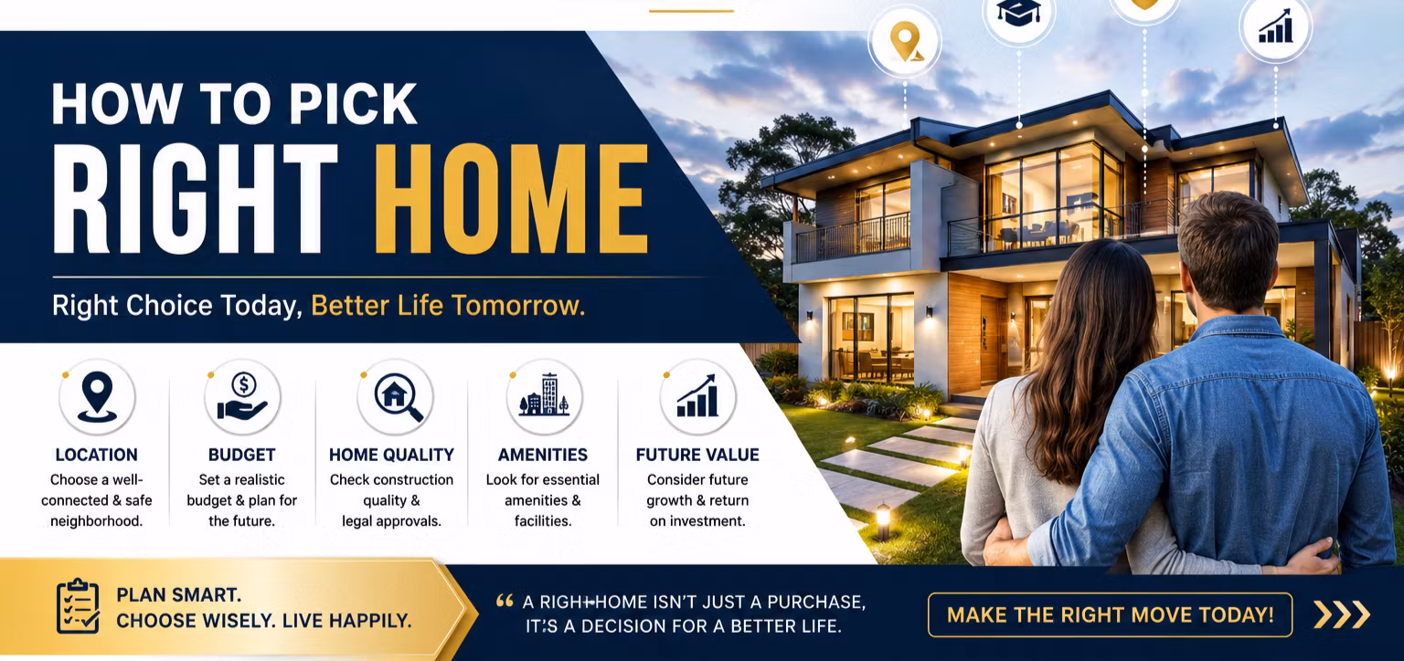 HOW TO PICK RIGHT HOME