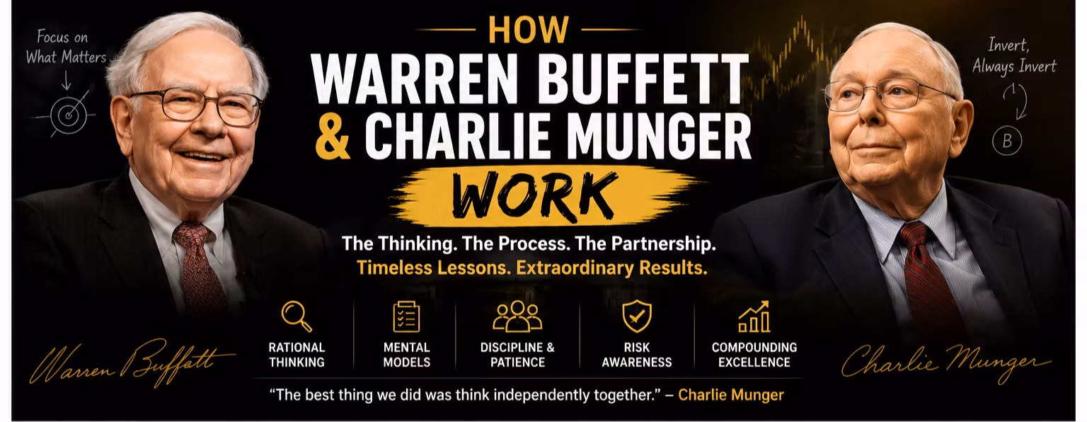 HOW WARREN BUFFETT N CHARLIE MUNGER WORK