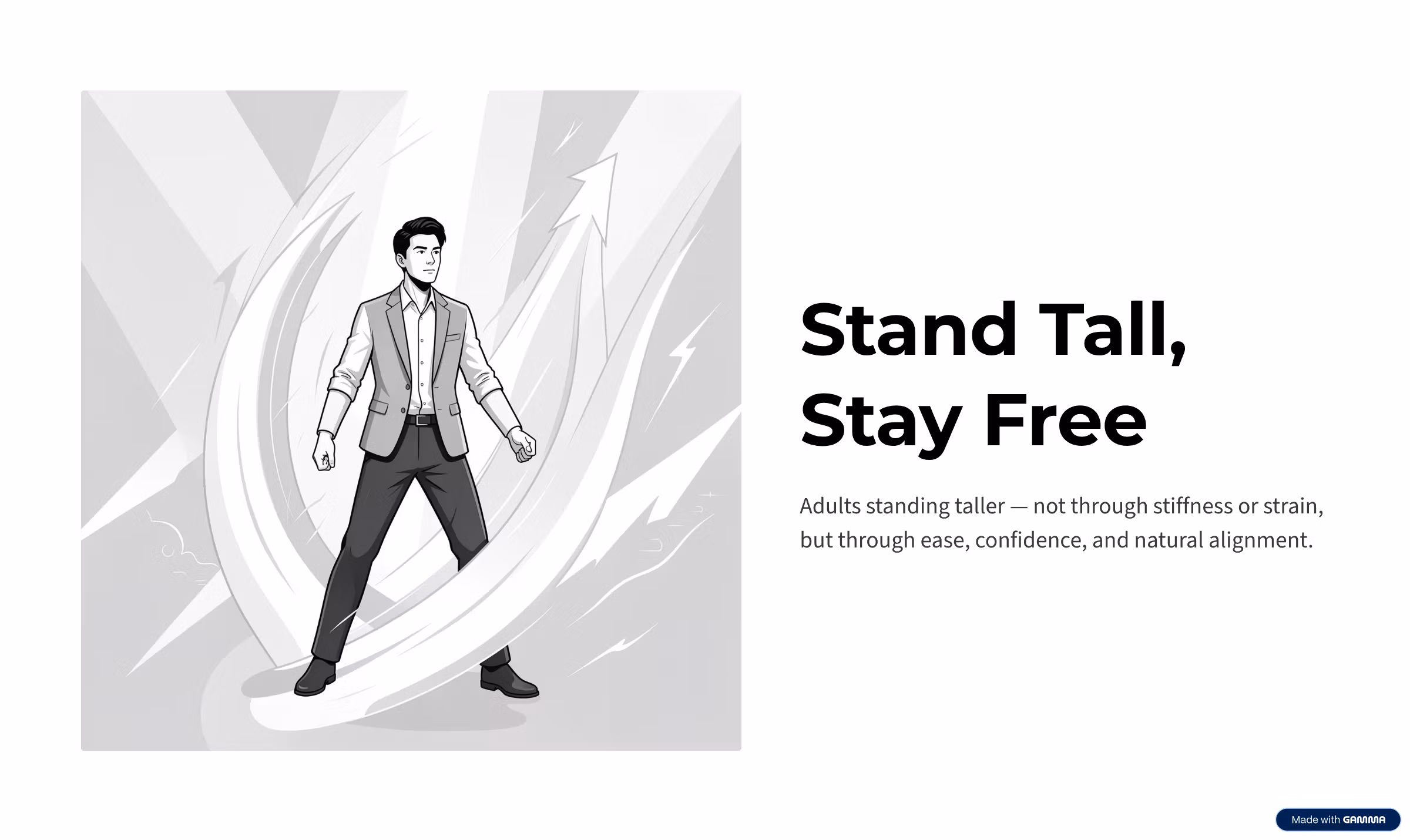 stand Tall,Stay free