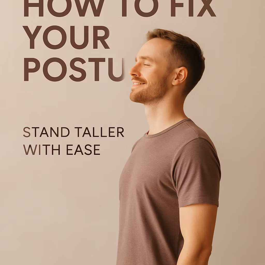  Adults Standing Taller Without Stiff, Forced Posture