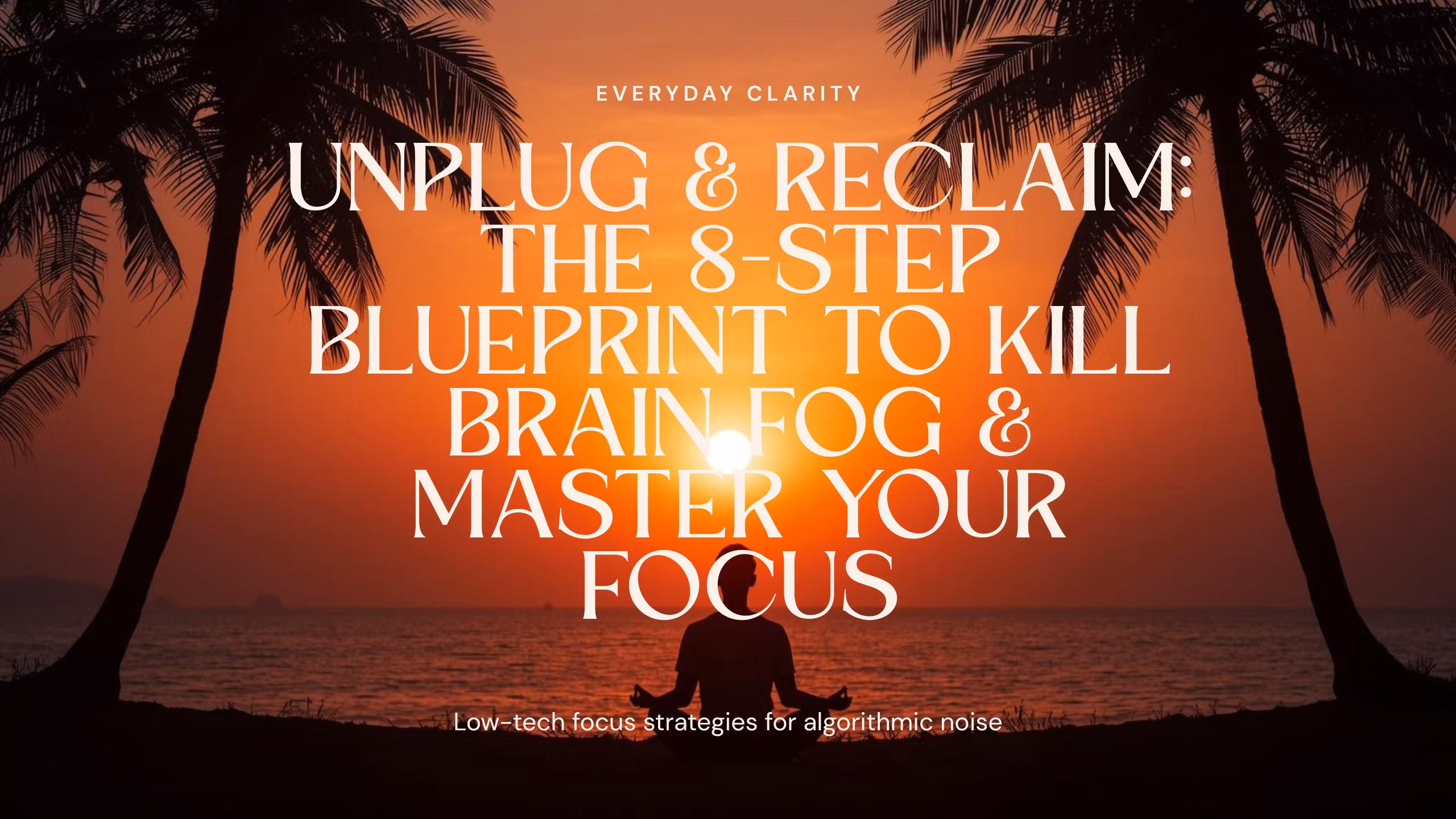 Unplug & Reclaim: 8-Day Blueprint to Eliminate Brain Fog & Sharpen Focus