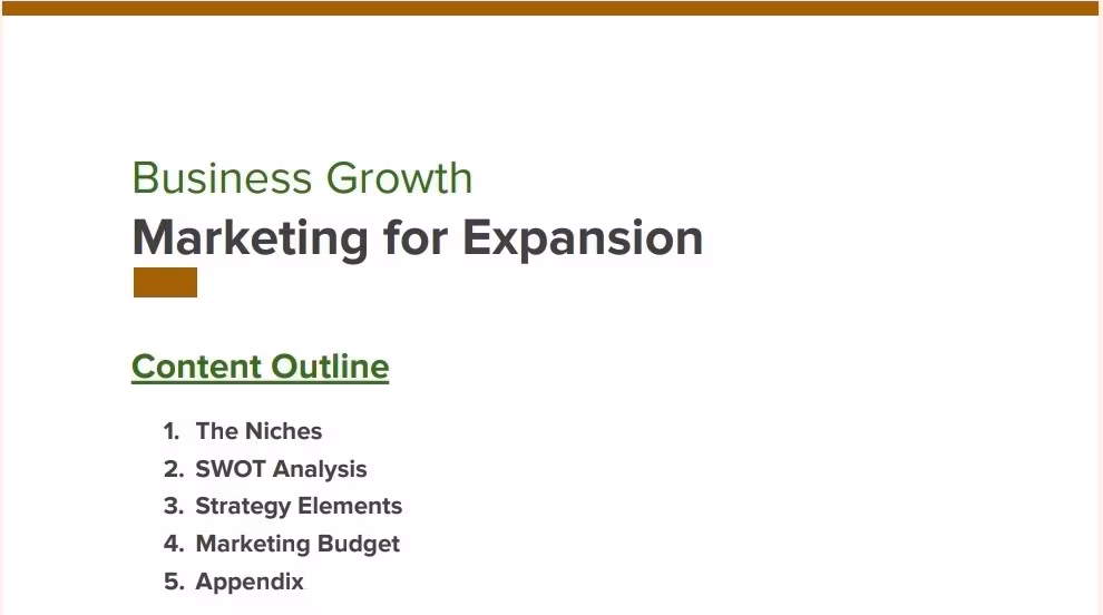 Strategies for Business Growth