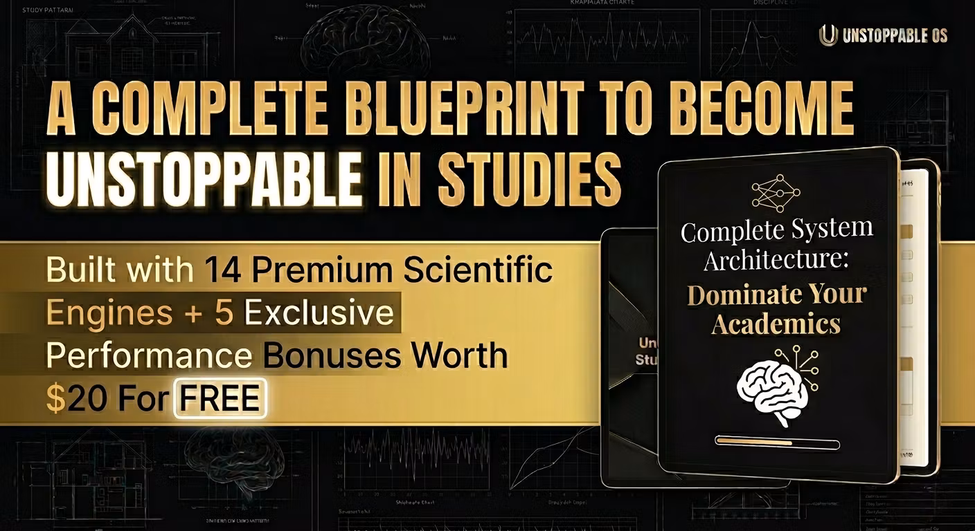 A COMPLETE BLUEPRINT TO BECOME UNSTOPPABLE IN STUDIES