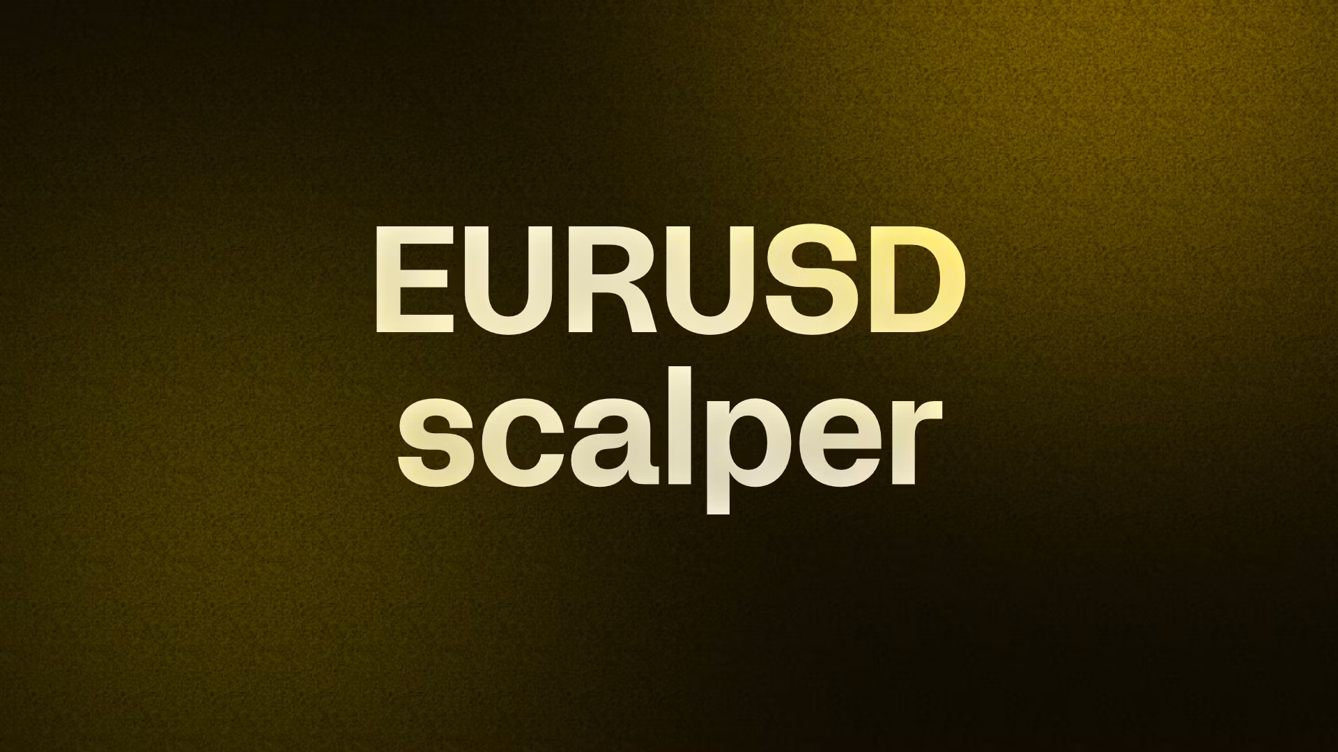 EURUSD scalper EA
