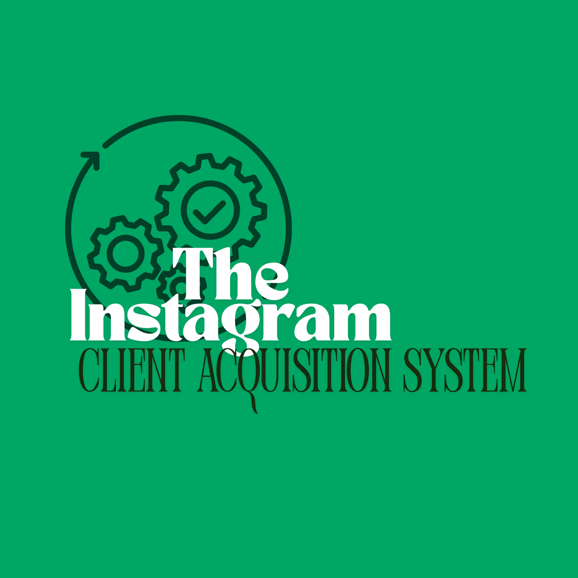 The Instagram Client Acquisition Guide.