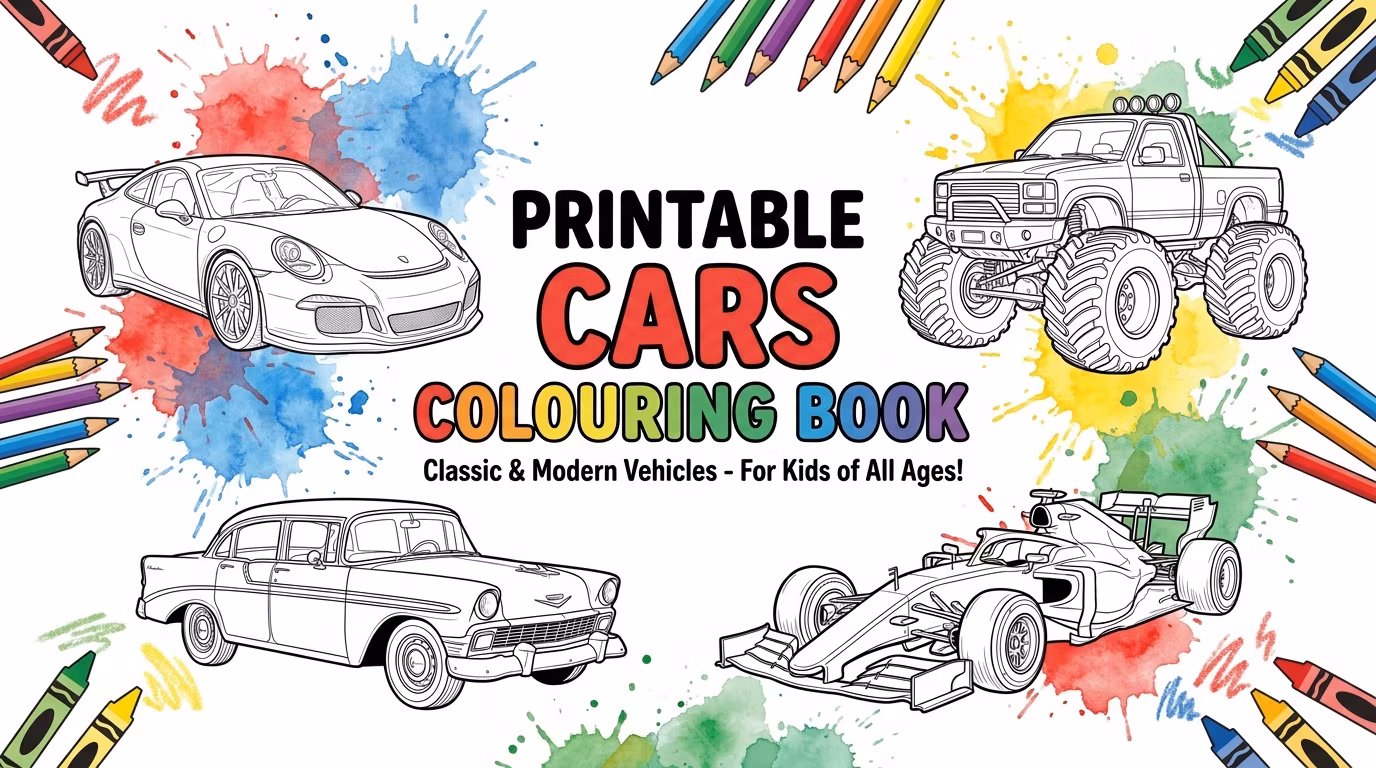Cars Colouring Book