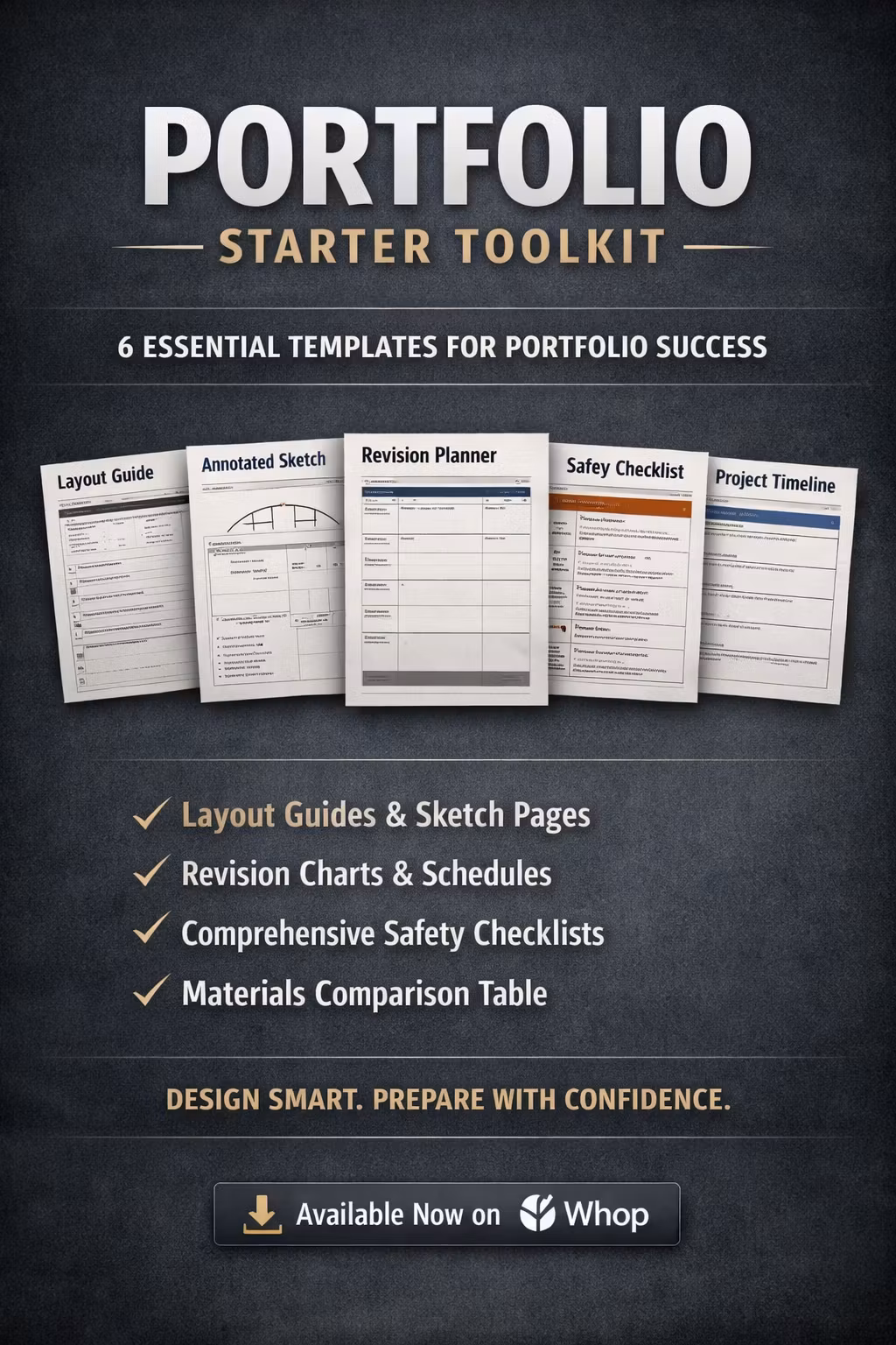 Portfolio starter toolkit -6 templates 