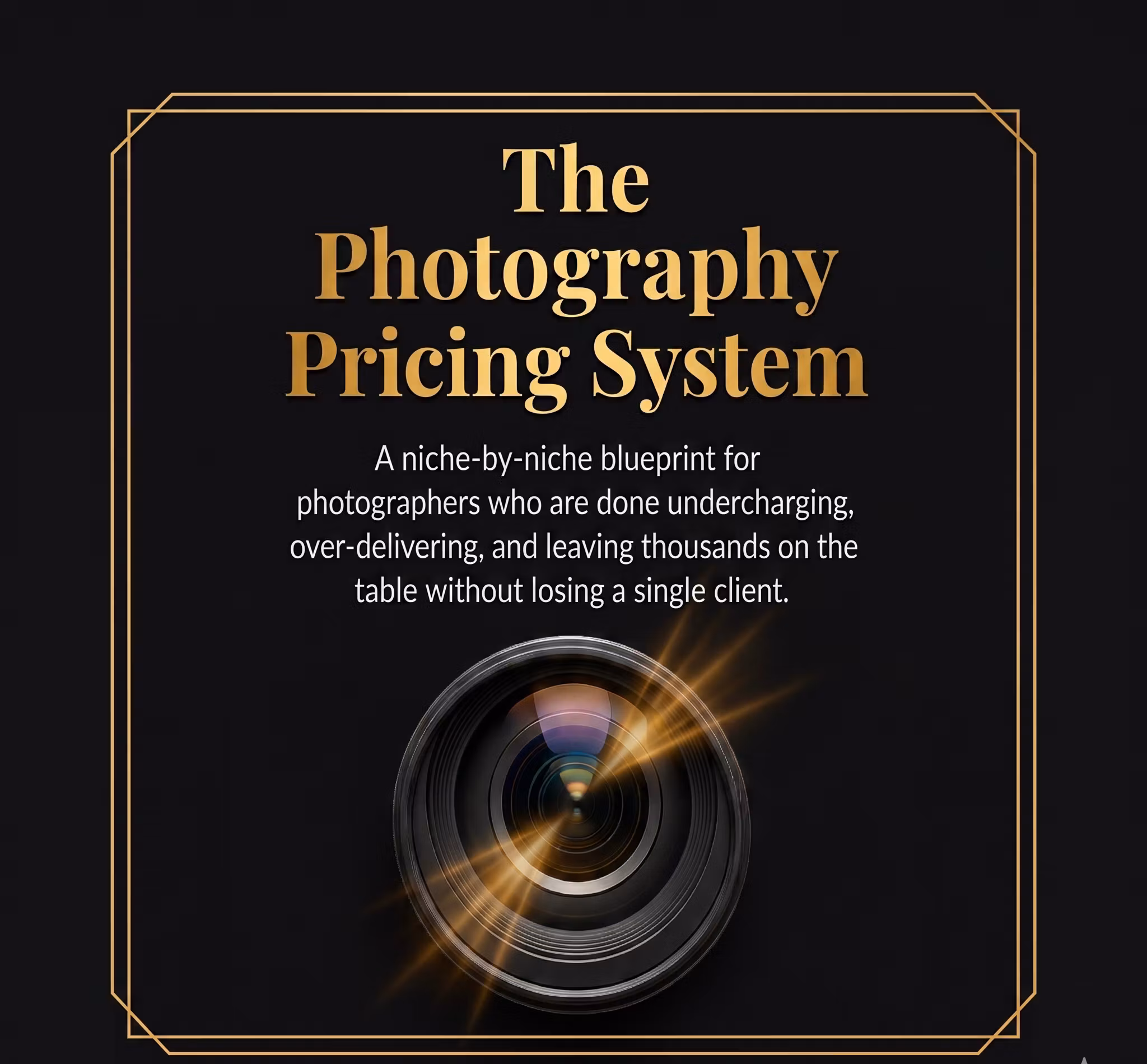 The Photography Pricing System