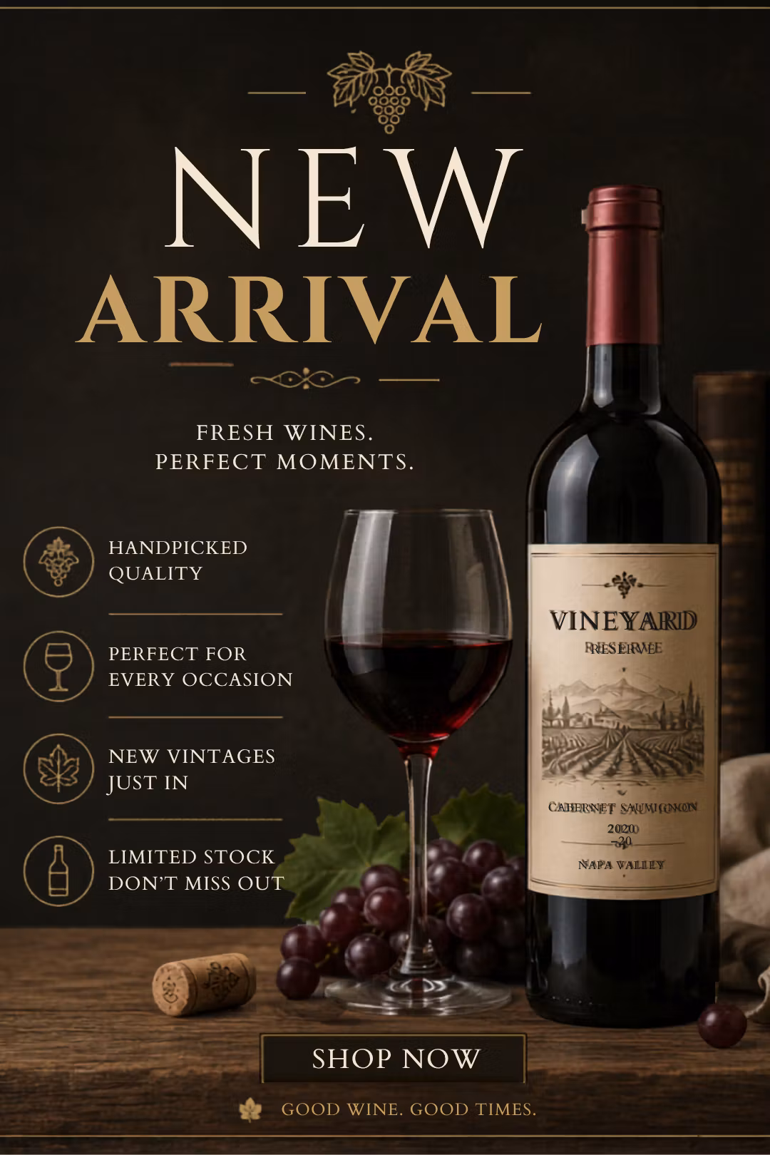 Luxury Winery Canva Bundle