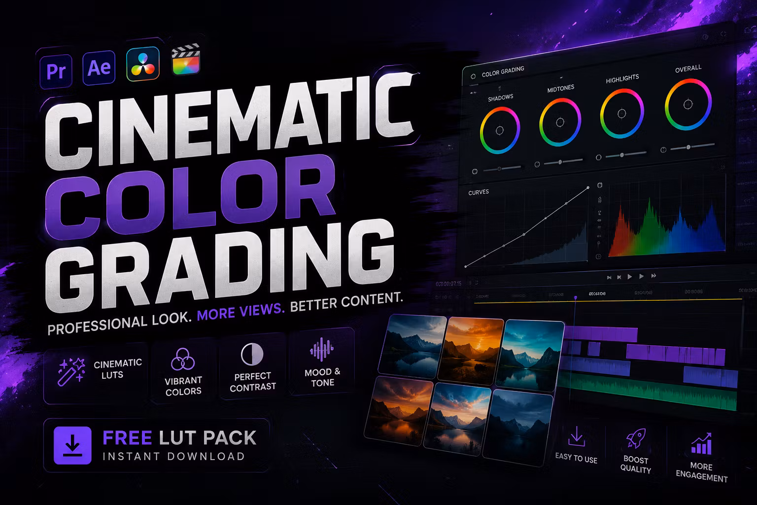 Color Grading Lut's for free