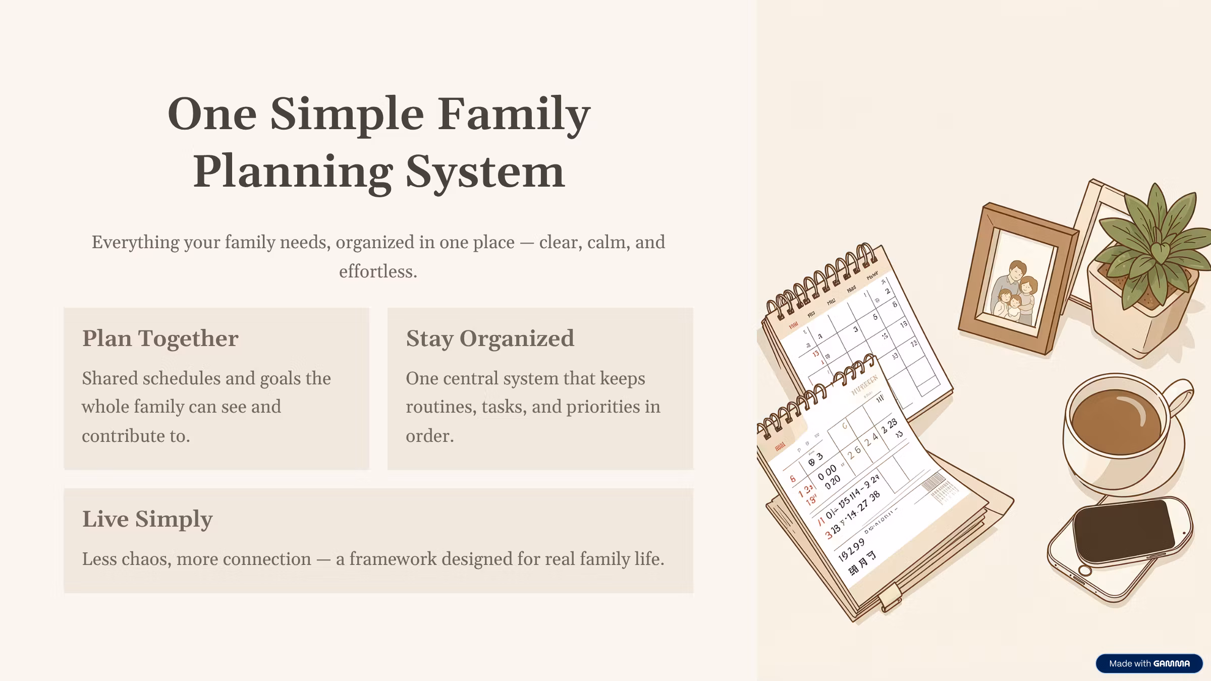 One Simple Family Planning System