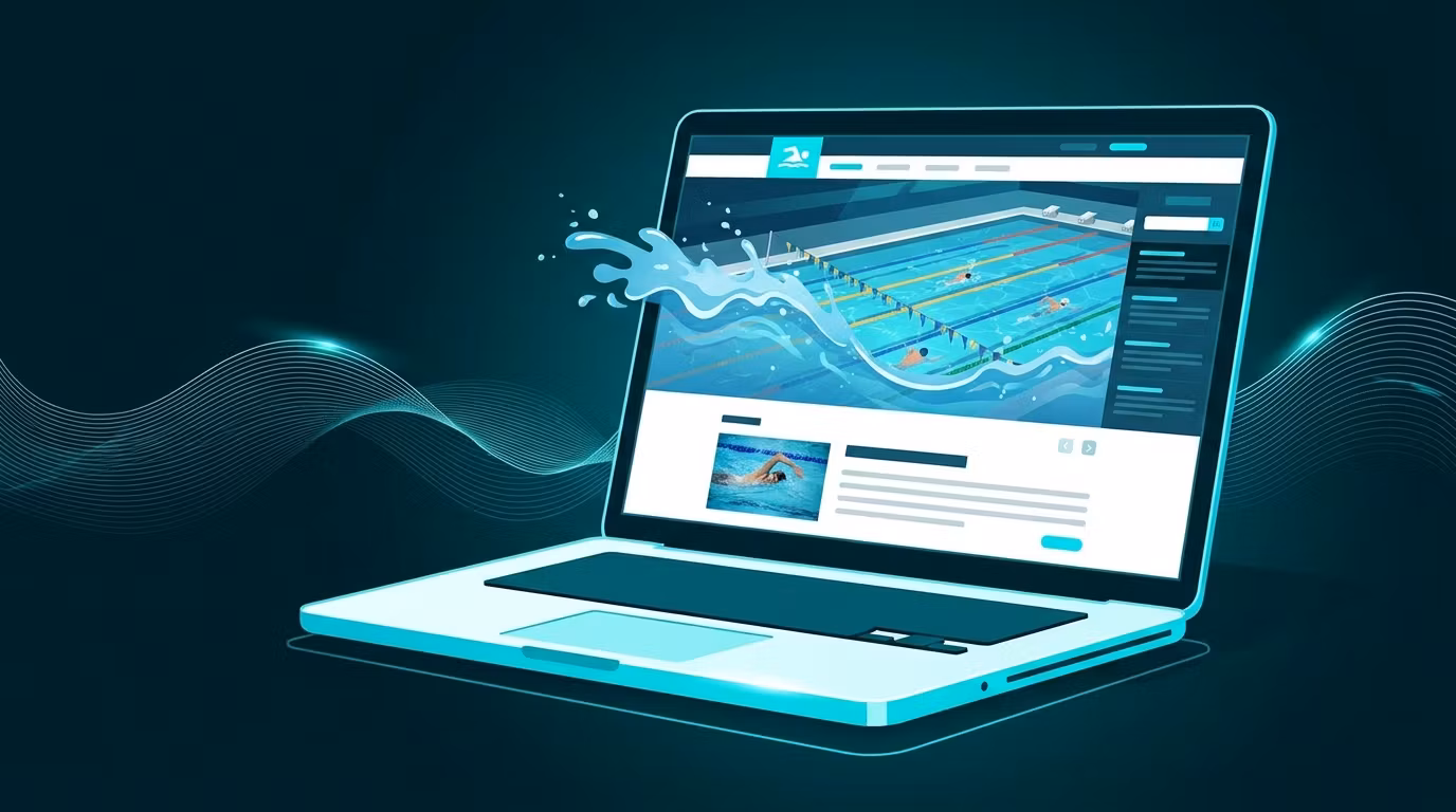 Creek Splash Academy Swimming Club Landing Page | GSAP ScrollTrigger Animation