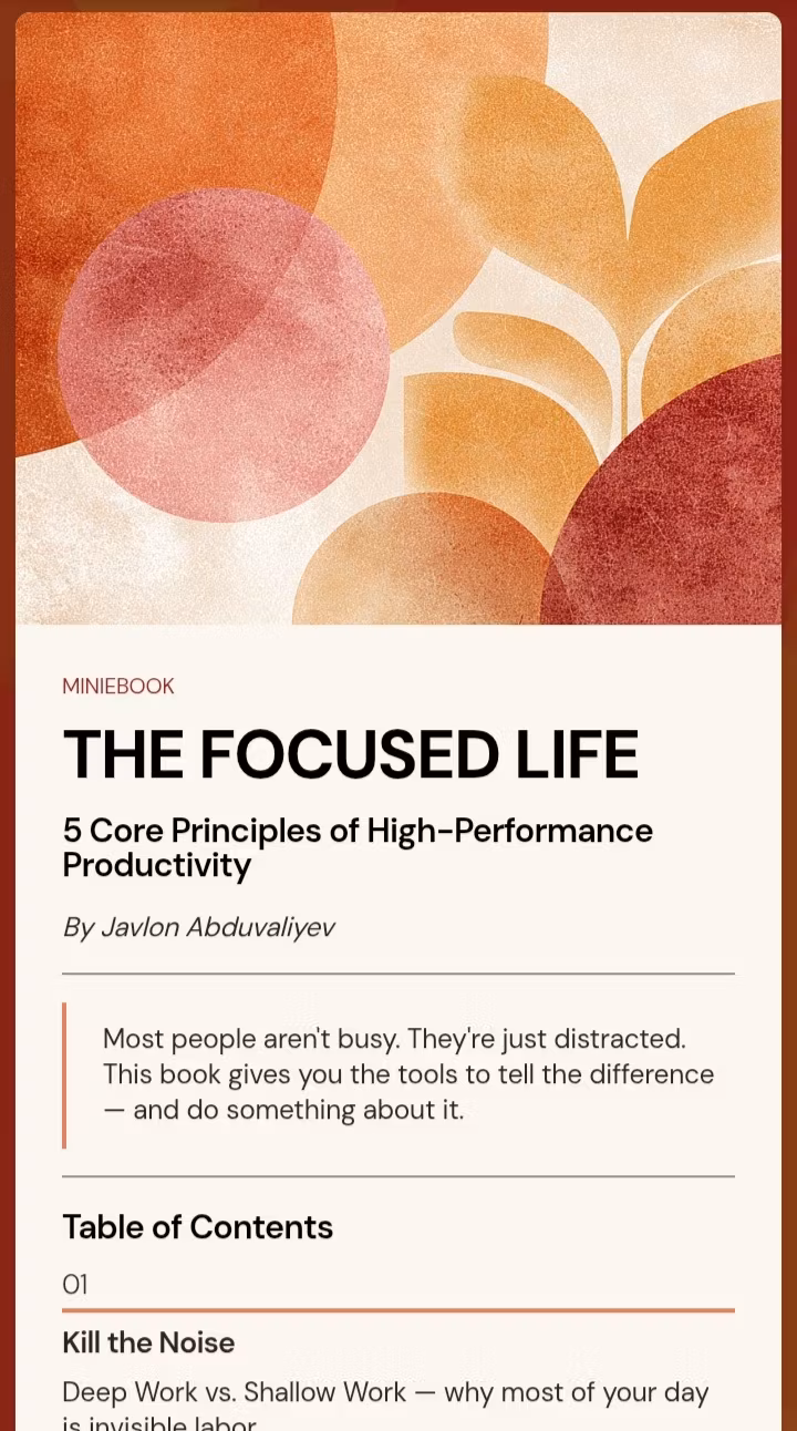 Key of Productivity