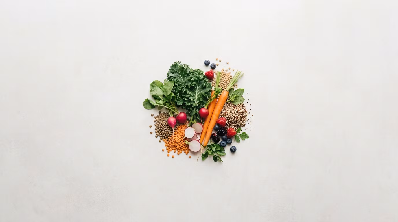 A healthy person's diet