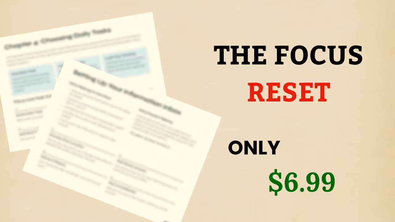 The Focus Reset