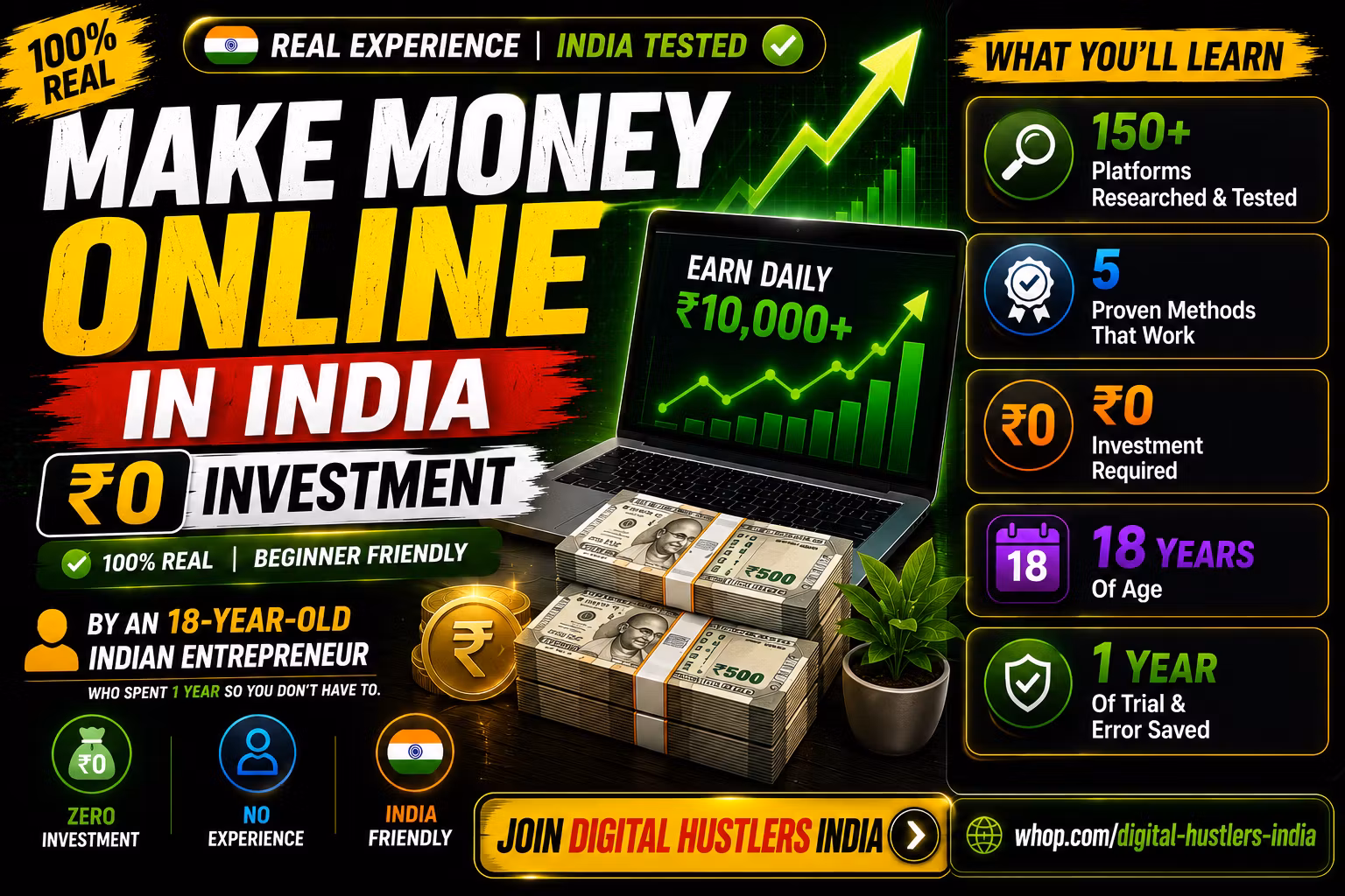 Zero To Earning India Guide