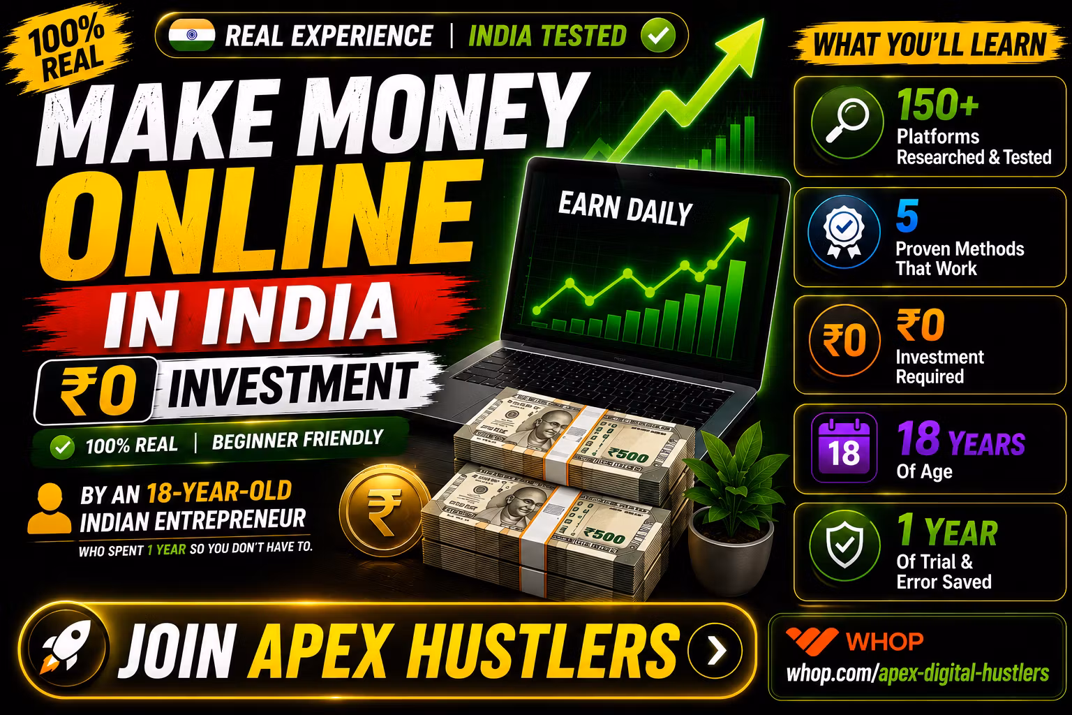 Zero To Earning India Guide