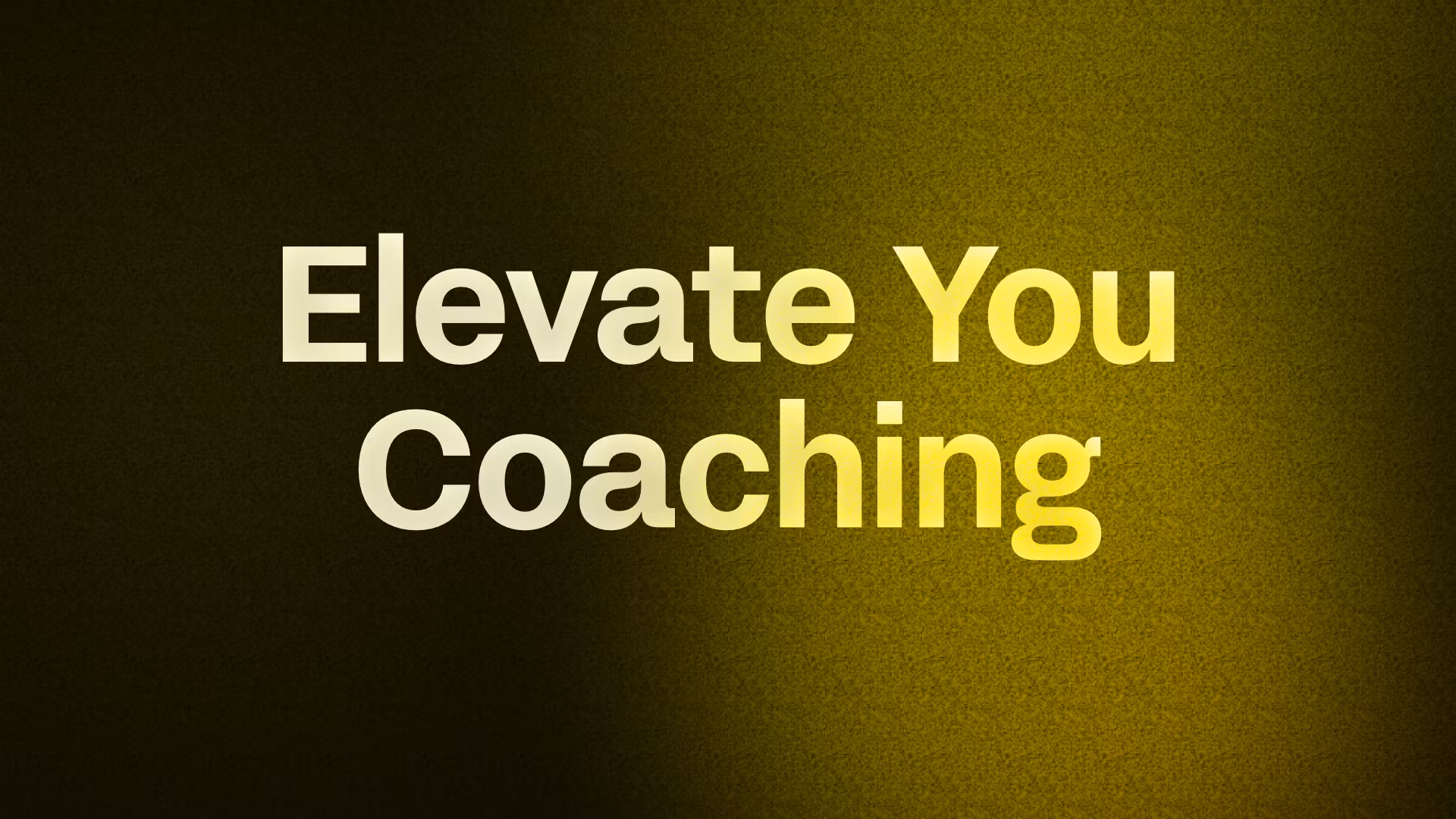 Elevate You Coaching