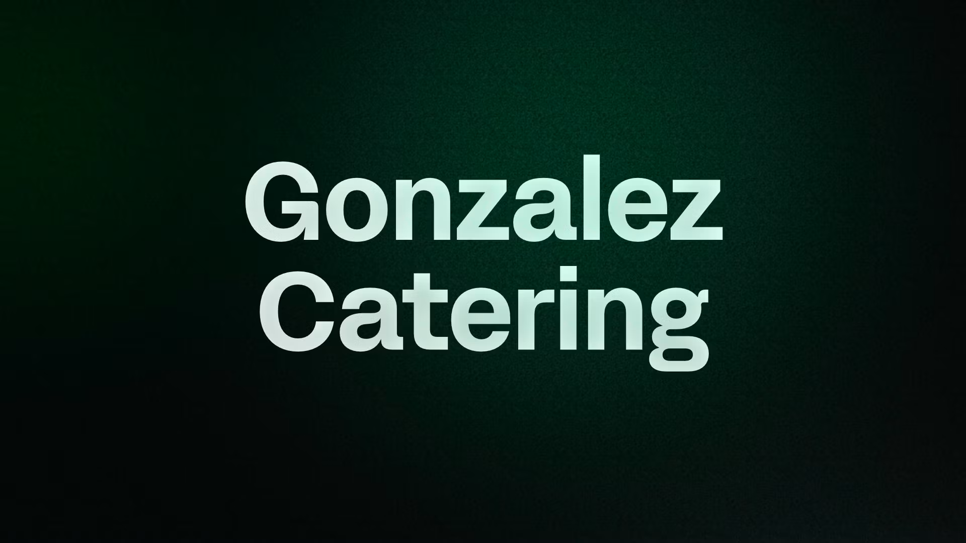 Gonzalez Catering