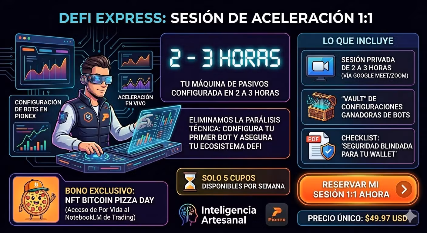 DeFi Express: Sesión de Aceleración 1:1