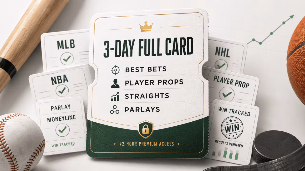 🚨 3-DAY FULL CARD ACCESS