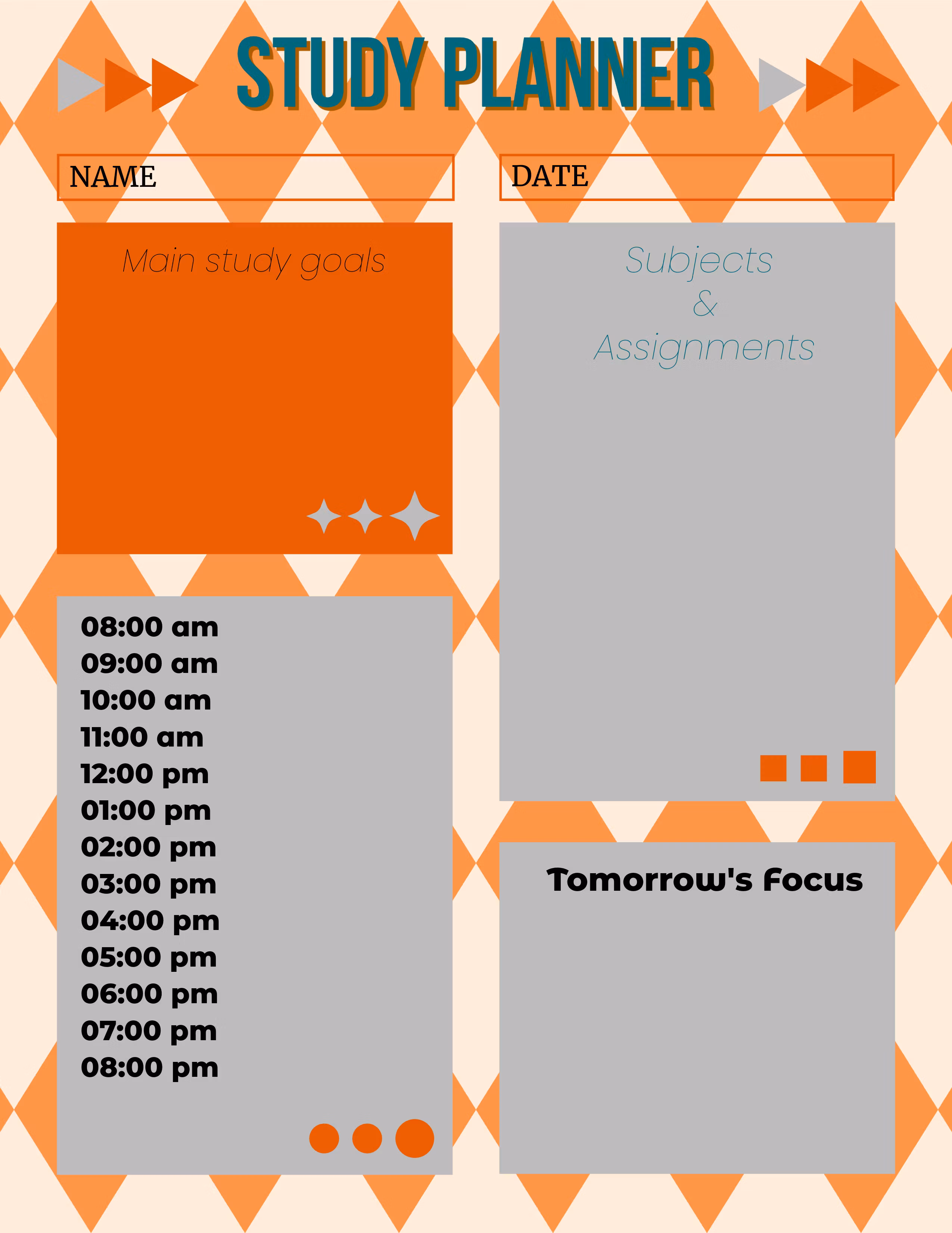 Study planner 