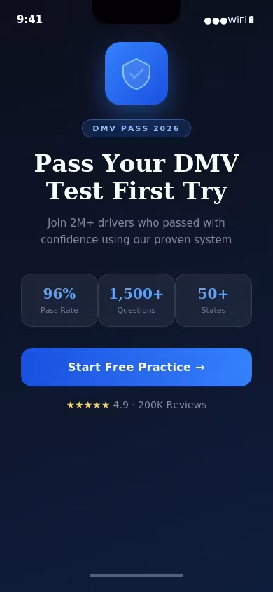 DMV pass 2026 - Permit practice Test Prep