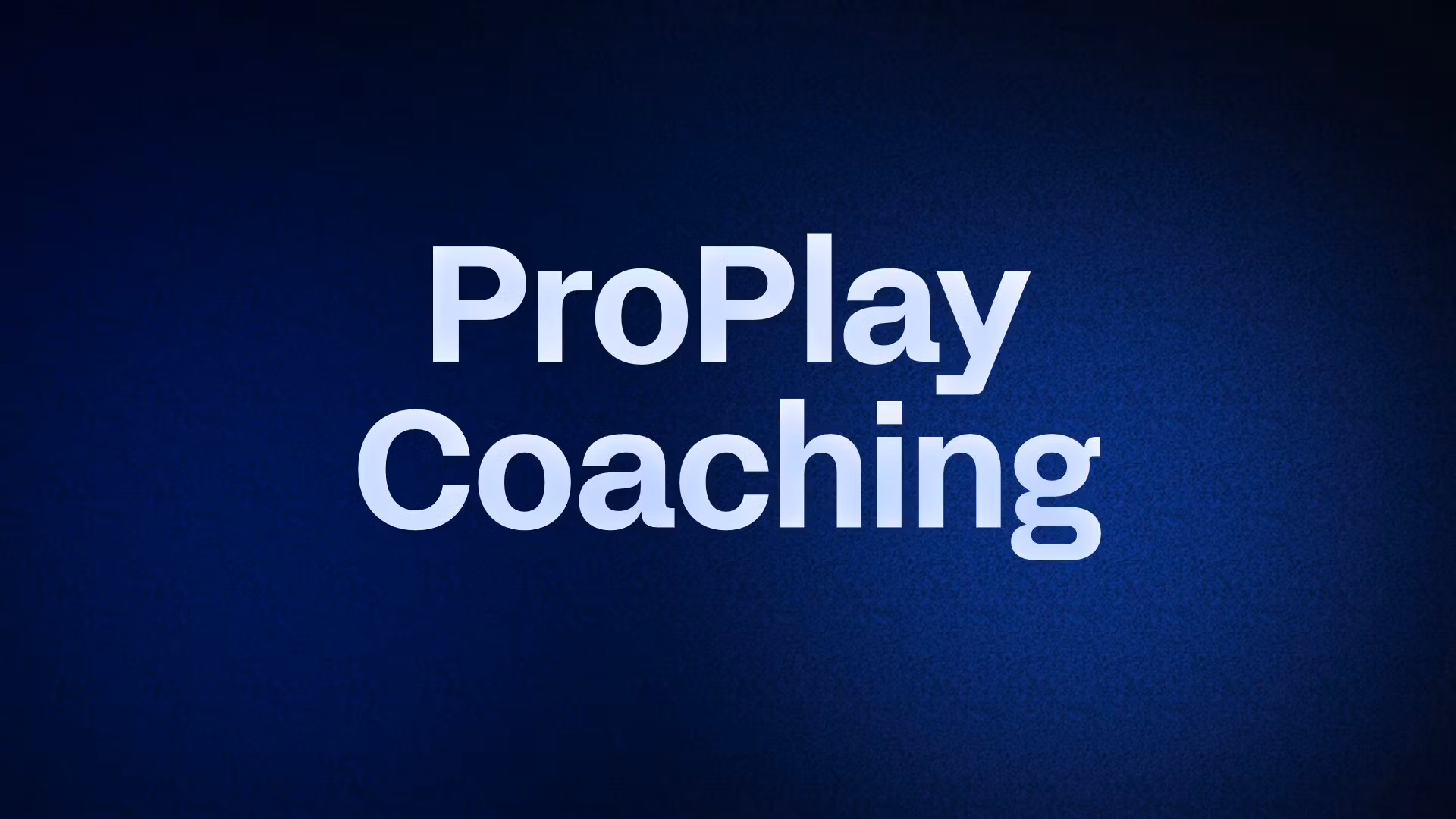 ProPlay Coaching