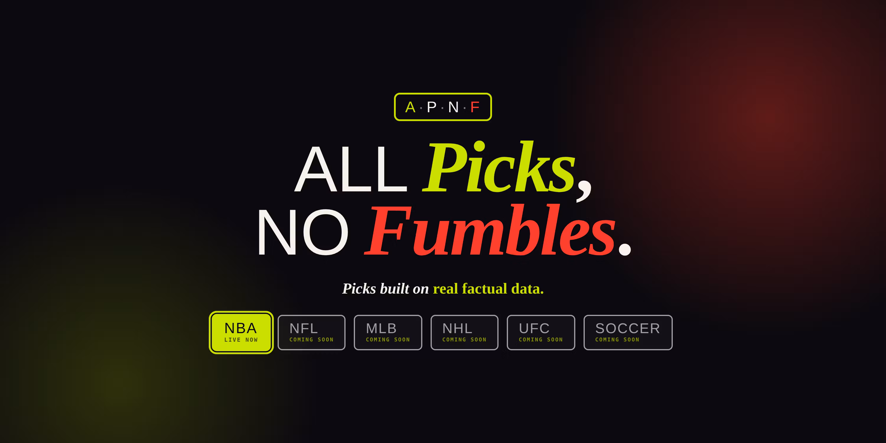 All Picks, No Fumbles