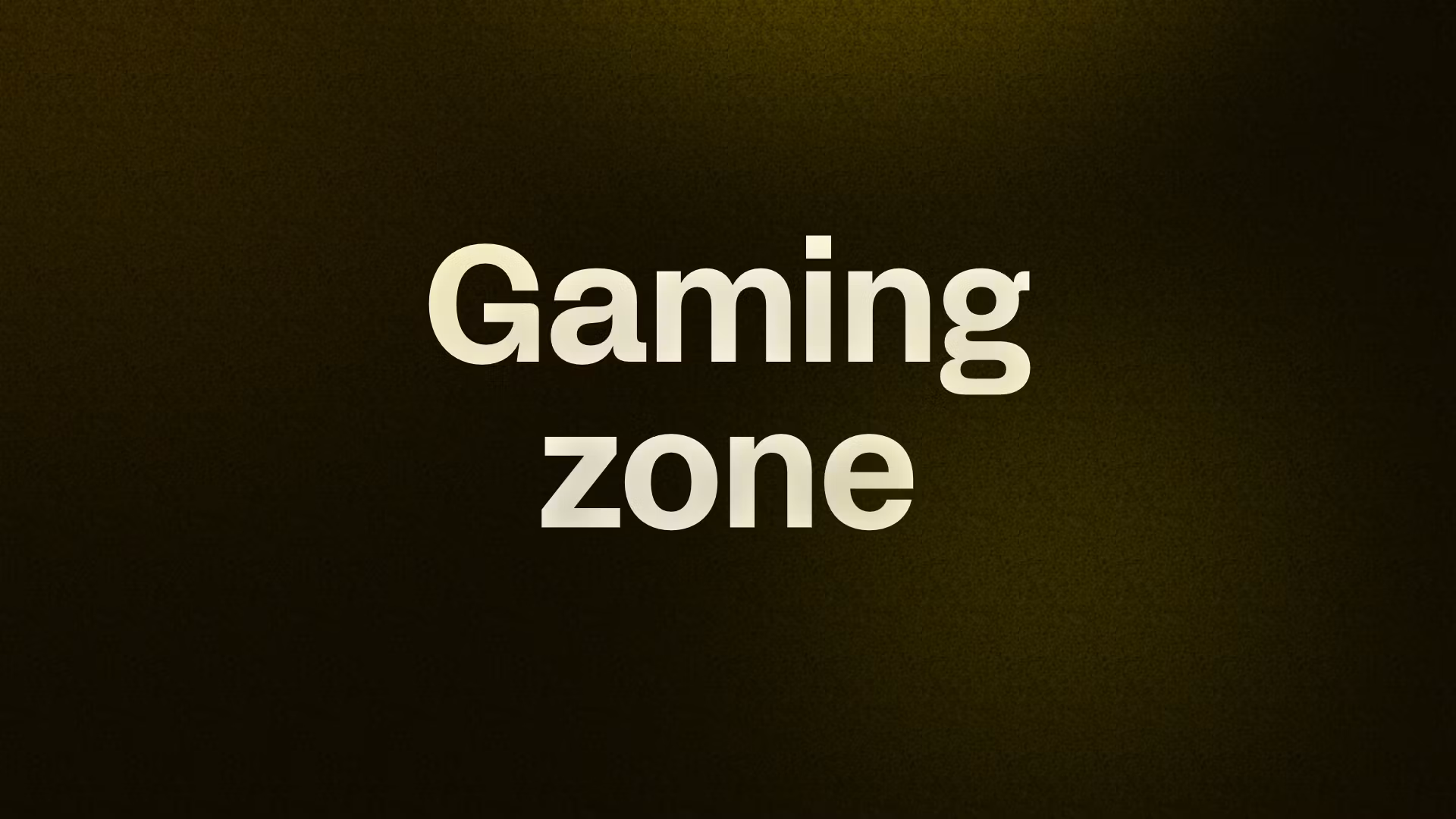 Gamer room