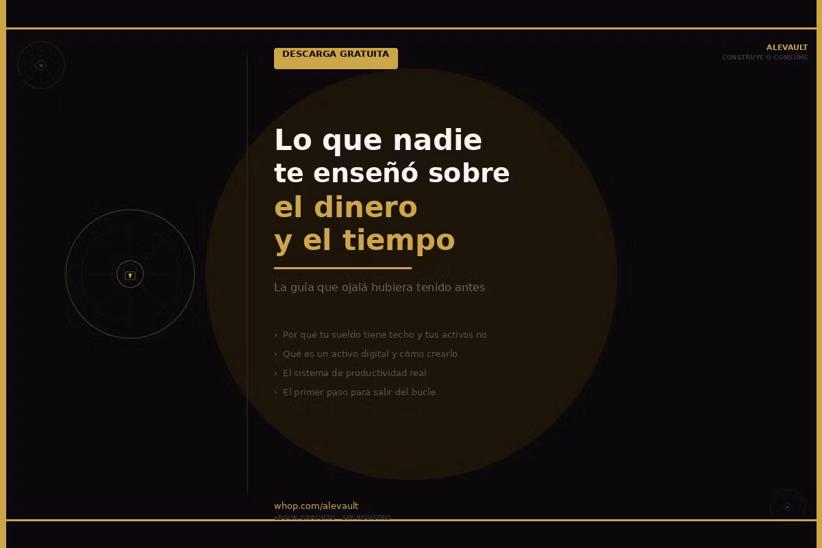 Ebook - Lo que nadie te enseñó sobre el dinero y el tiempo - Alevault