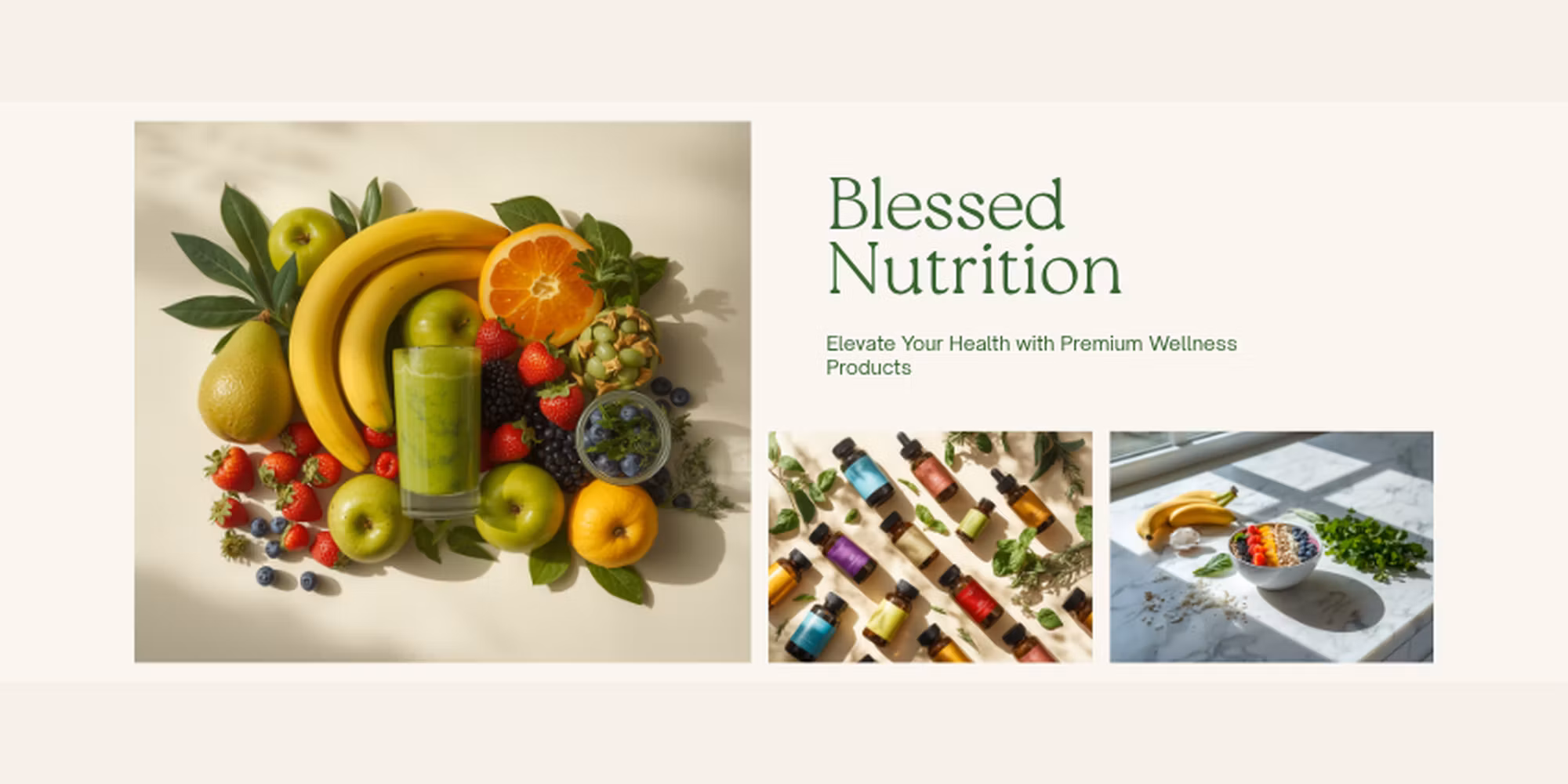 Blessed Nutrition Online Store