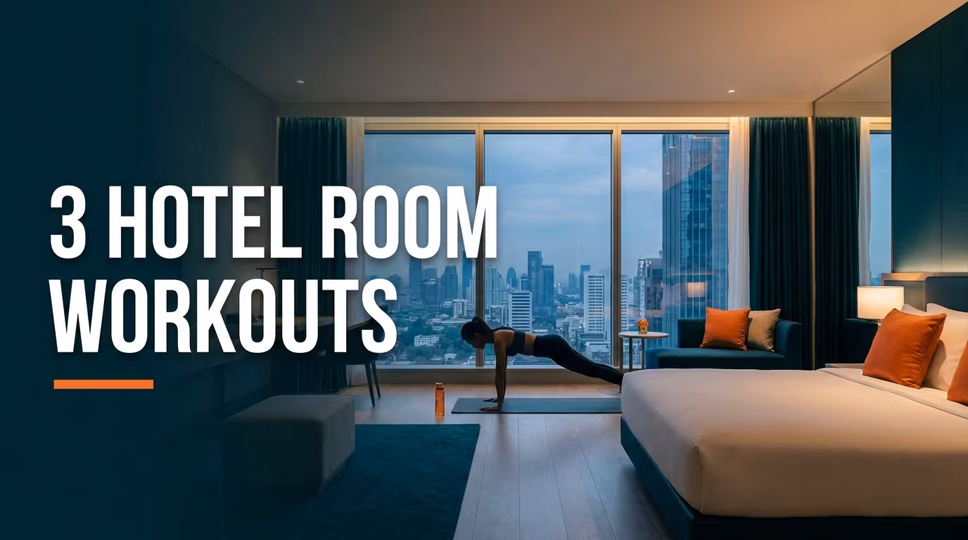 3 Hotel Room Workouts (Free Guide)