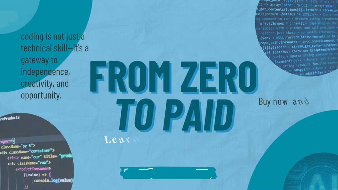From Zero To Paid