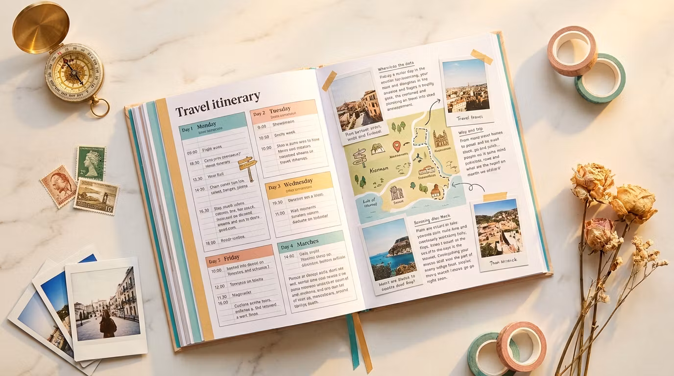 Travel Itinerary Book Masterclass