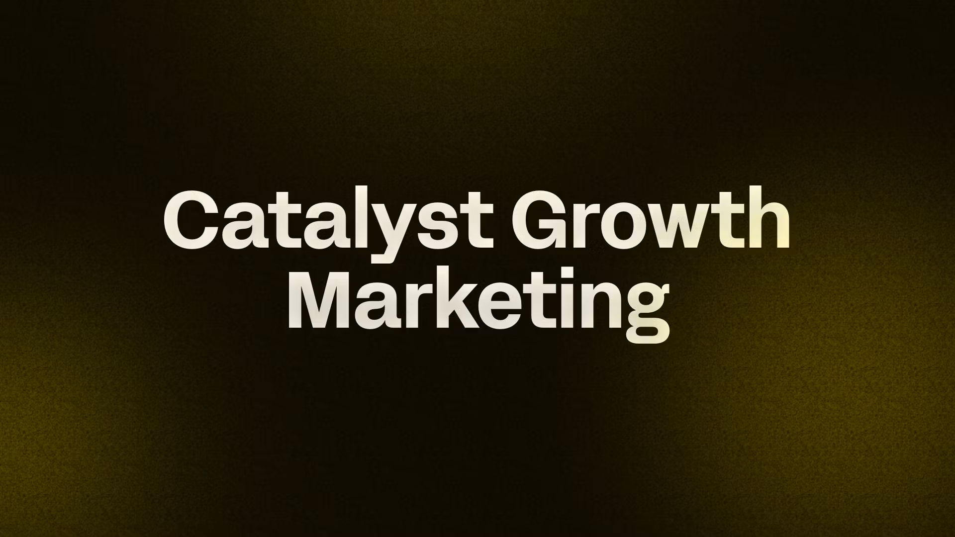 Catalyst Growth Marketing