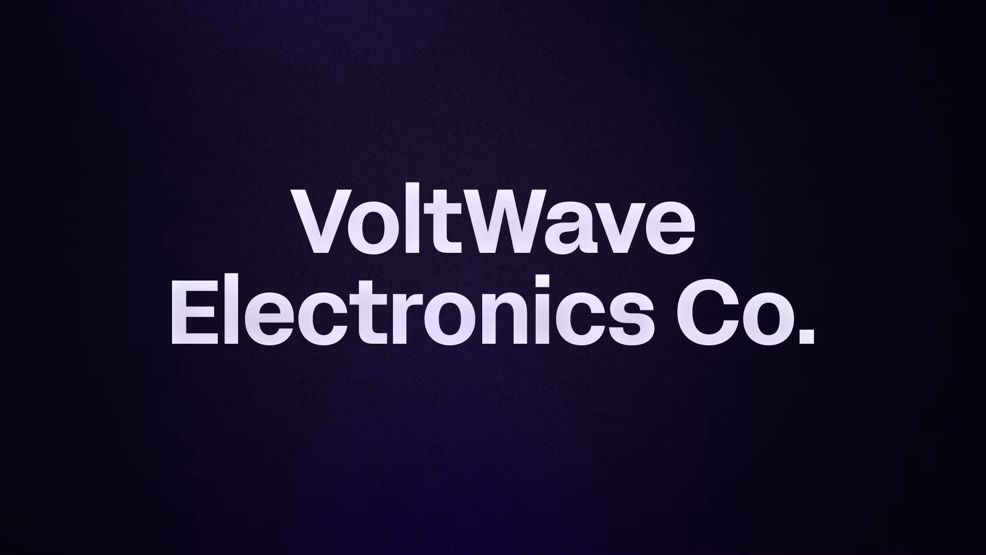 VoltWave Electronics Co.