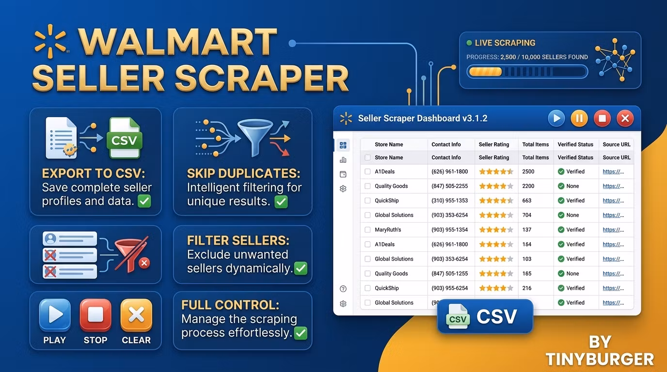 WALMART SELLER SCRAPER