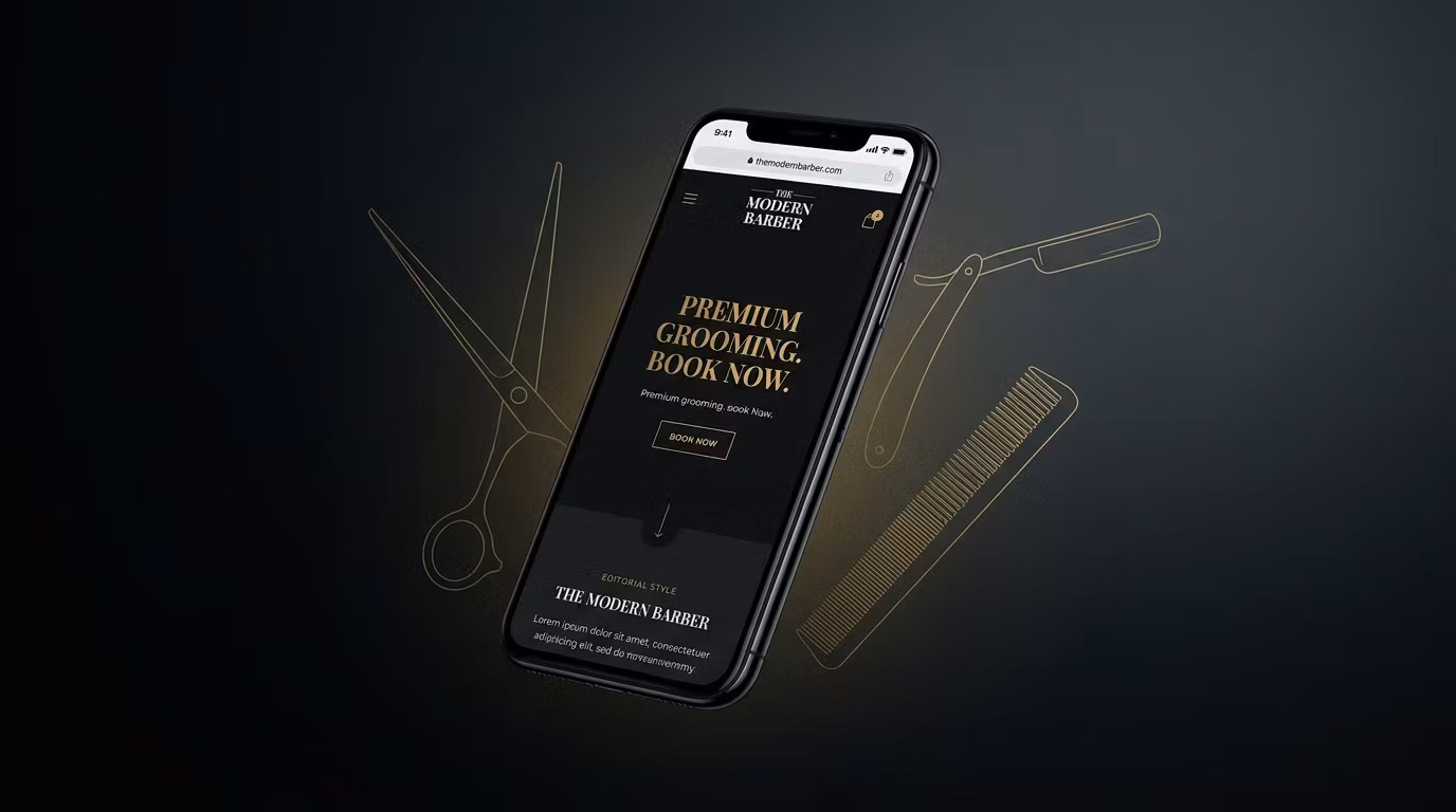 Barber Landing Page