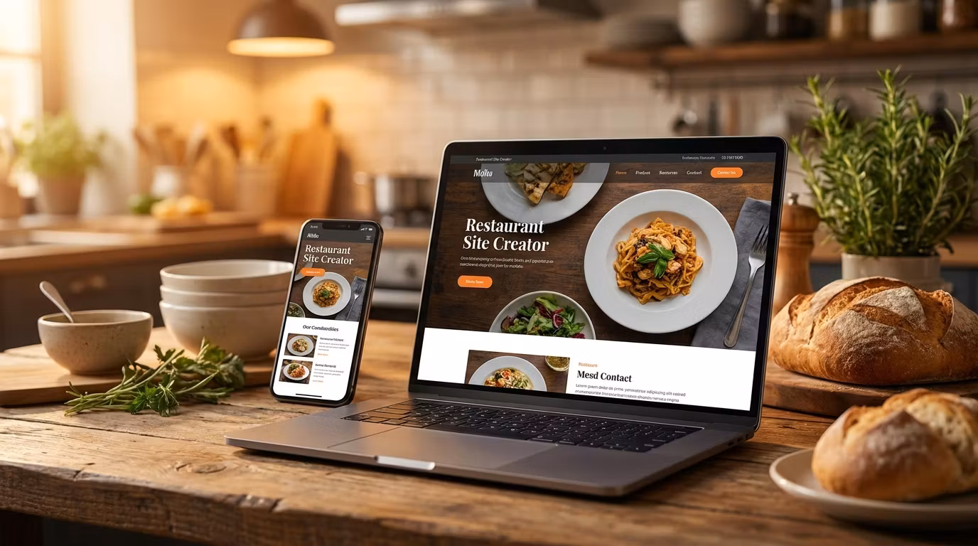 Webové stránky pro restauraci