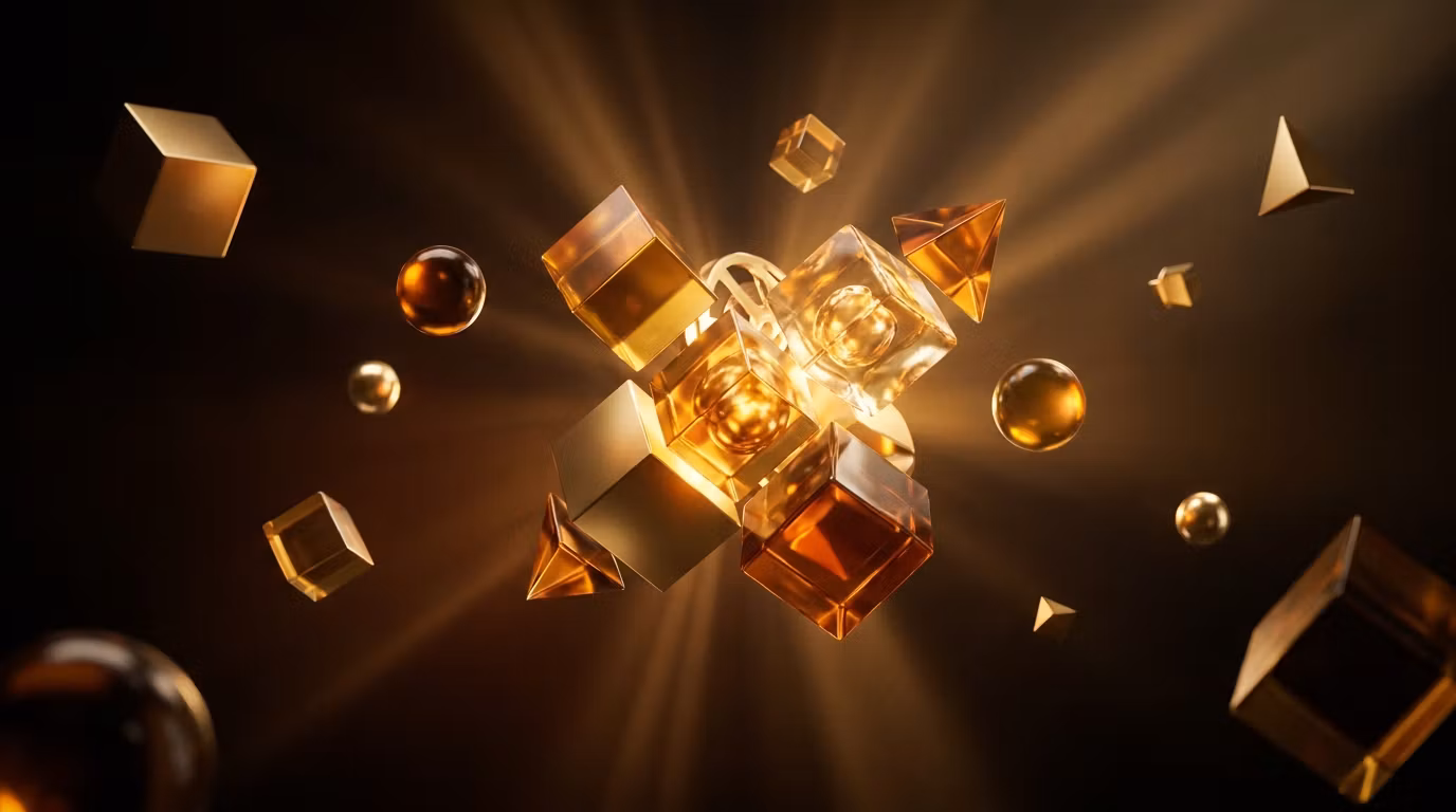 Goldenes Paket