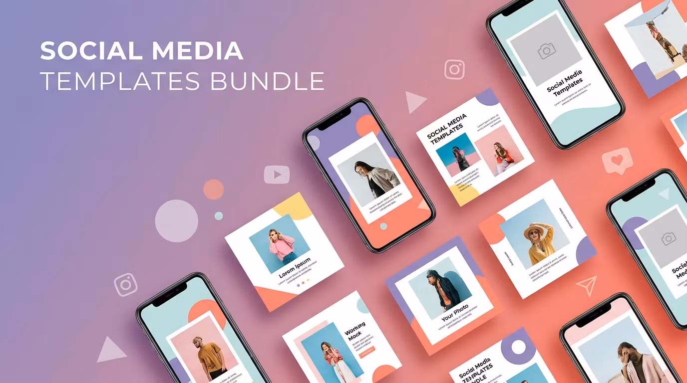 100 Instagram & TikTok Templates
