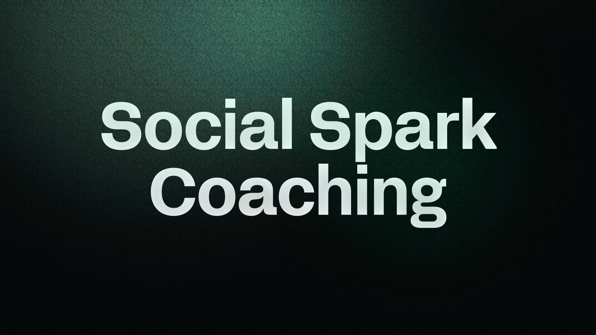 Social Spark Coaching