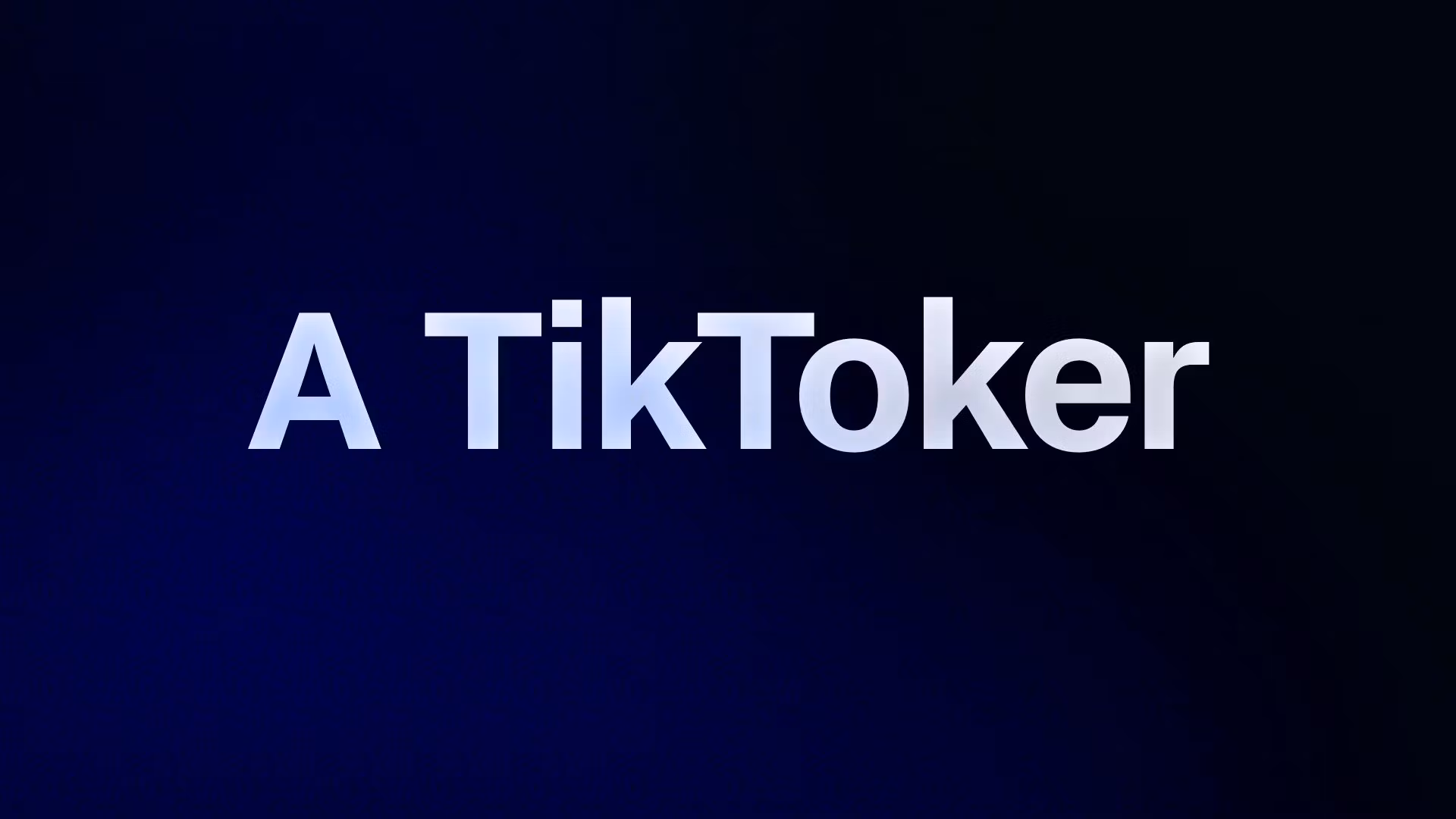 A TikToker