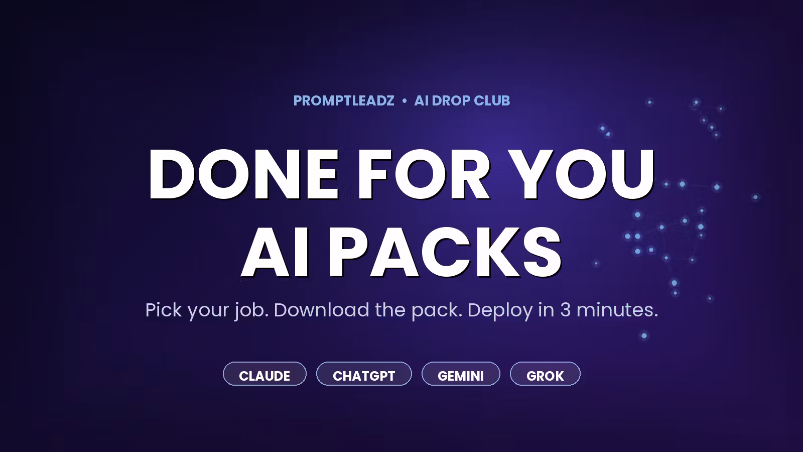 Done For You AI Packs