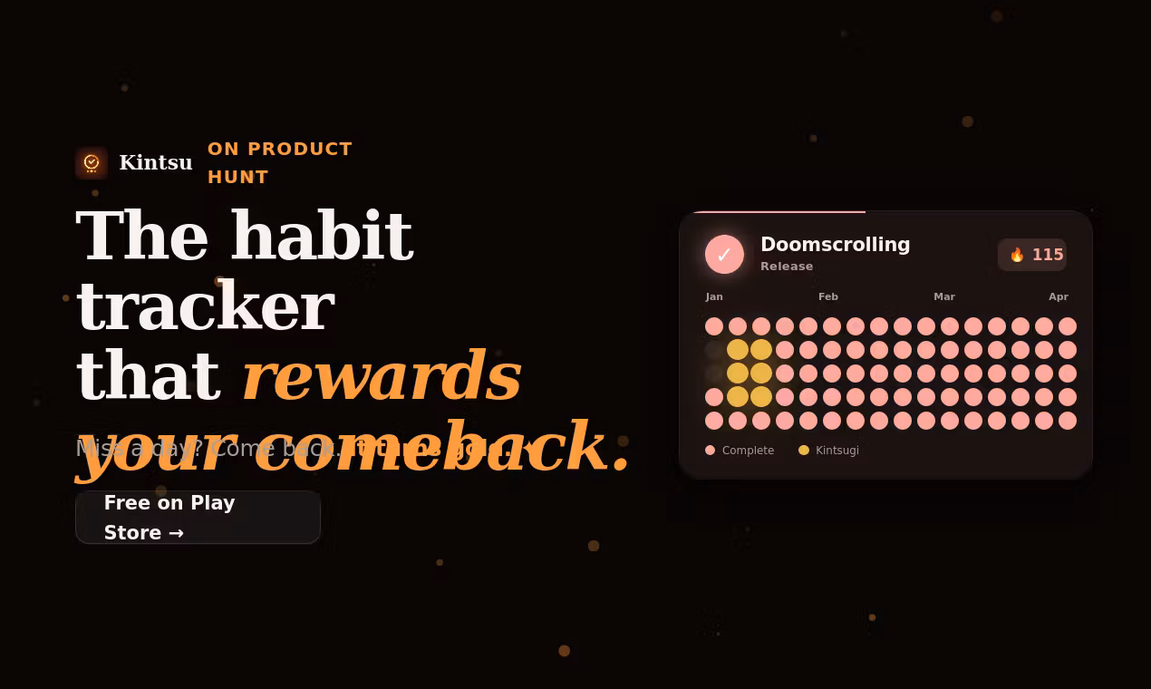 Kintsu Habit Tracker
