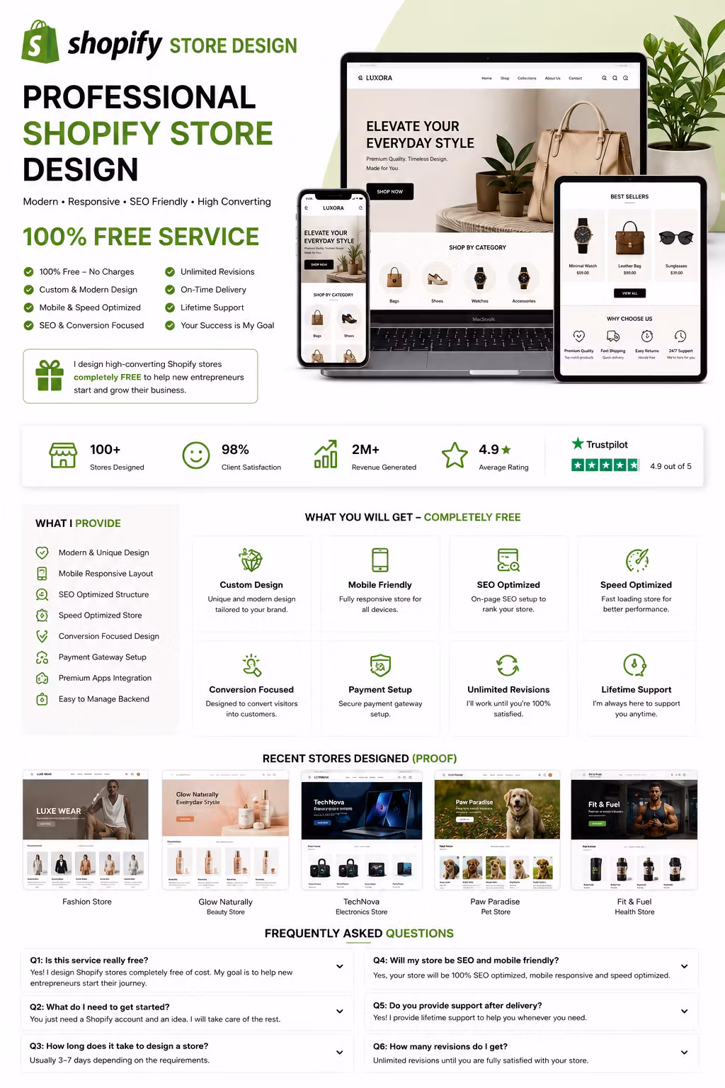 Shopify Store Design