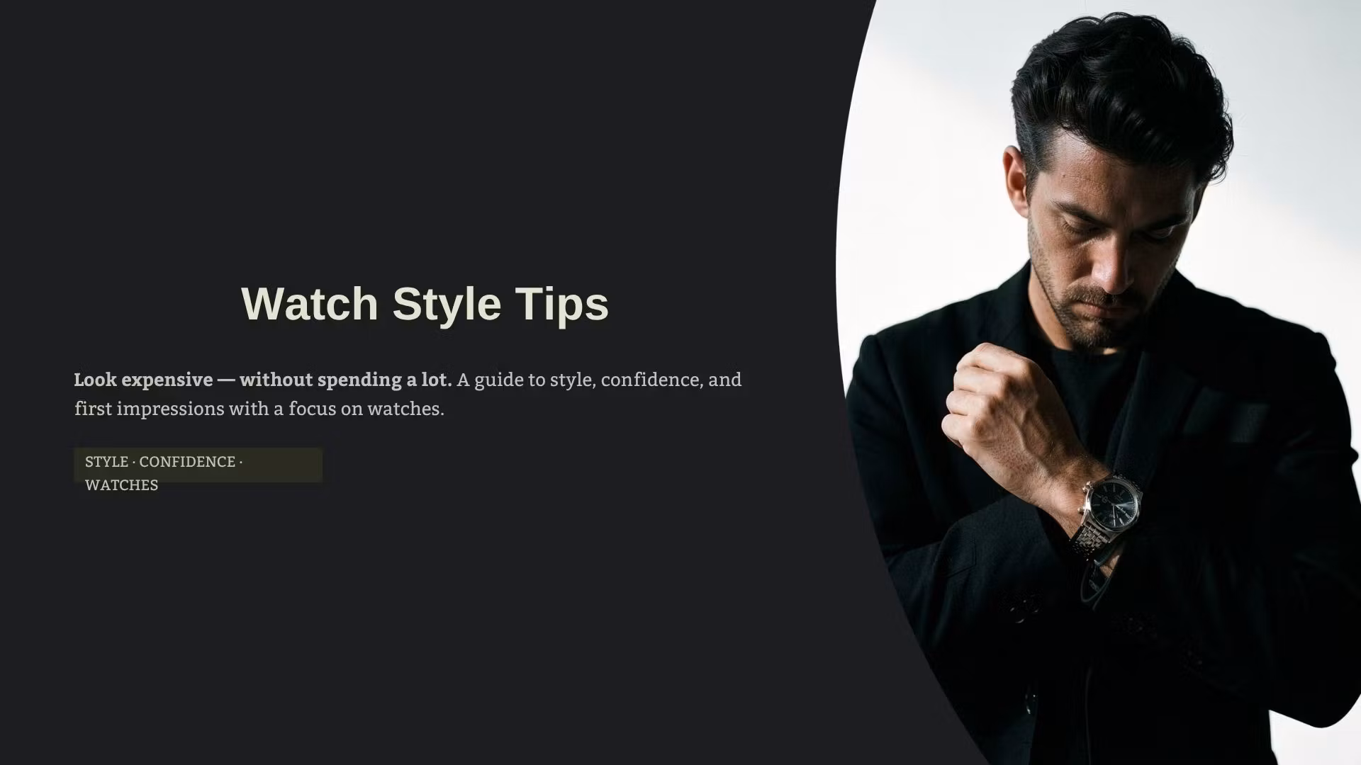 Minimalist Style for Men