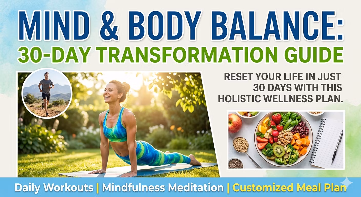 Mind & Body Balance: 30-Day Transformation Guide 