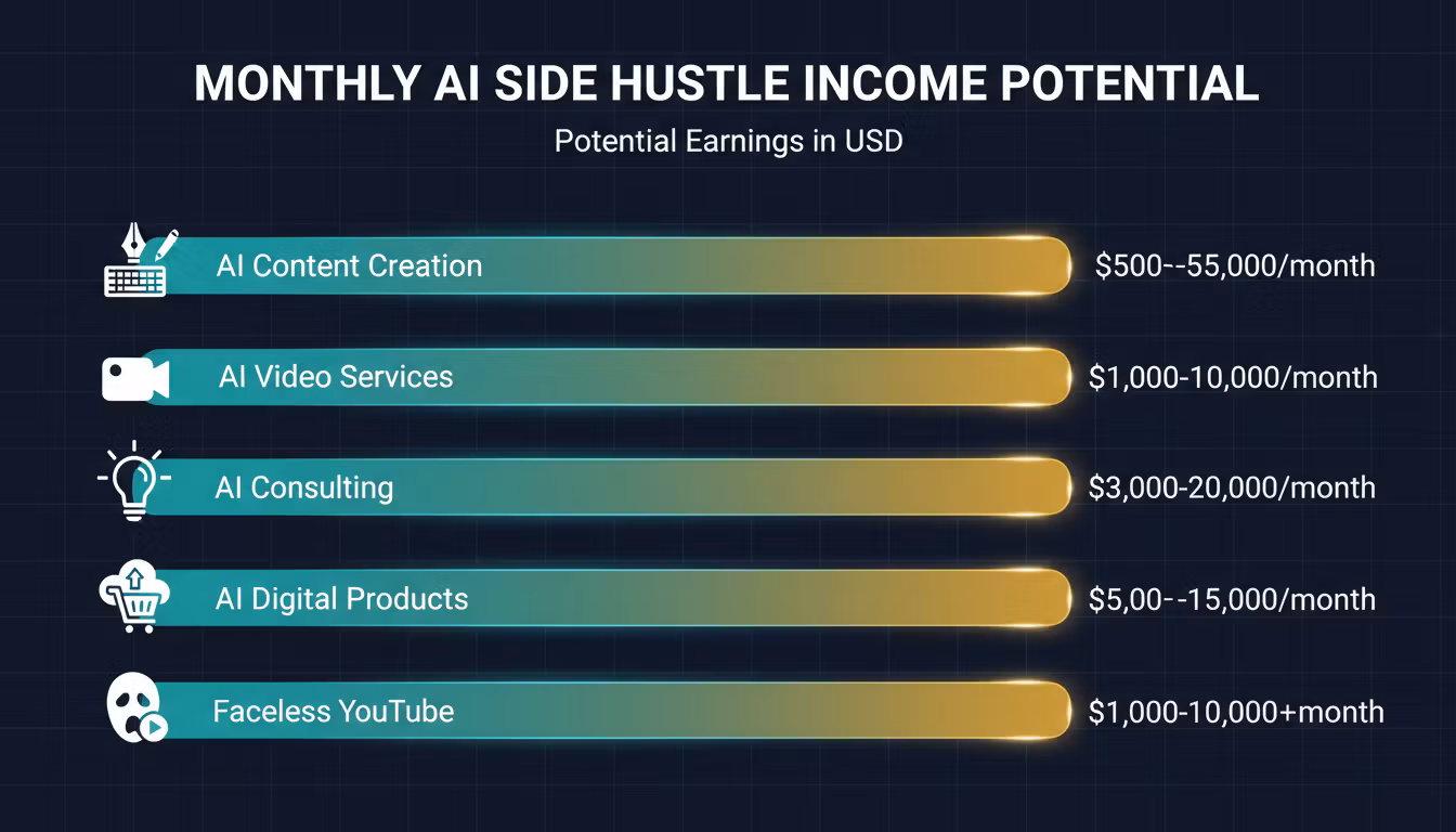 The AI Side Hustle System: 10 Ready-to-Launch AI Businesses With Done-For-You Pr